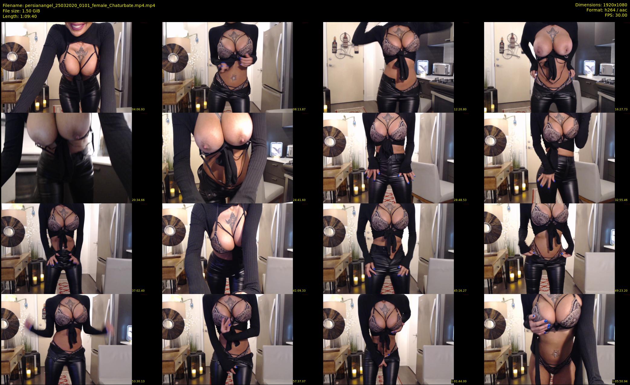 persianangel — 70 minute Chaturbate female cam show recording, 1080p, Mar 25, 2020