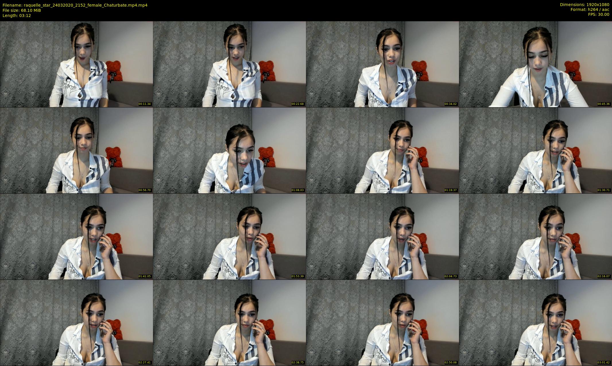raquelle_star — 4 minute Chaturbate couple cam show recording, 1080p, Mar 24, 2020
