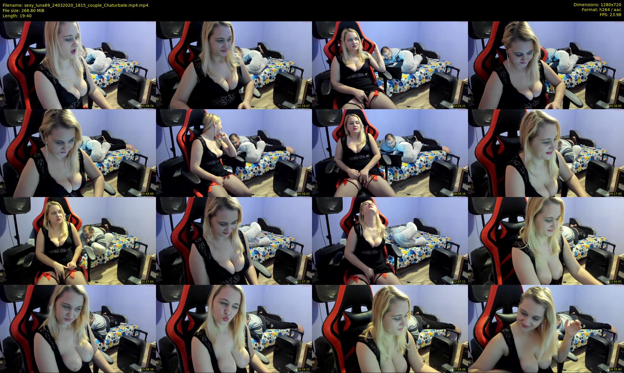 sexy_luna69 — 20 minute Chaturbate couple cam show recording, 720p, Mar 24, 2020