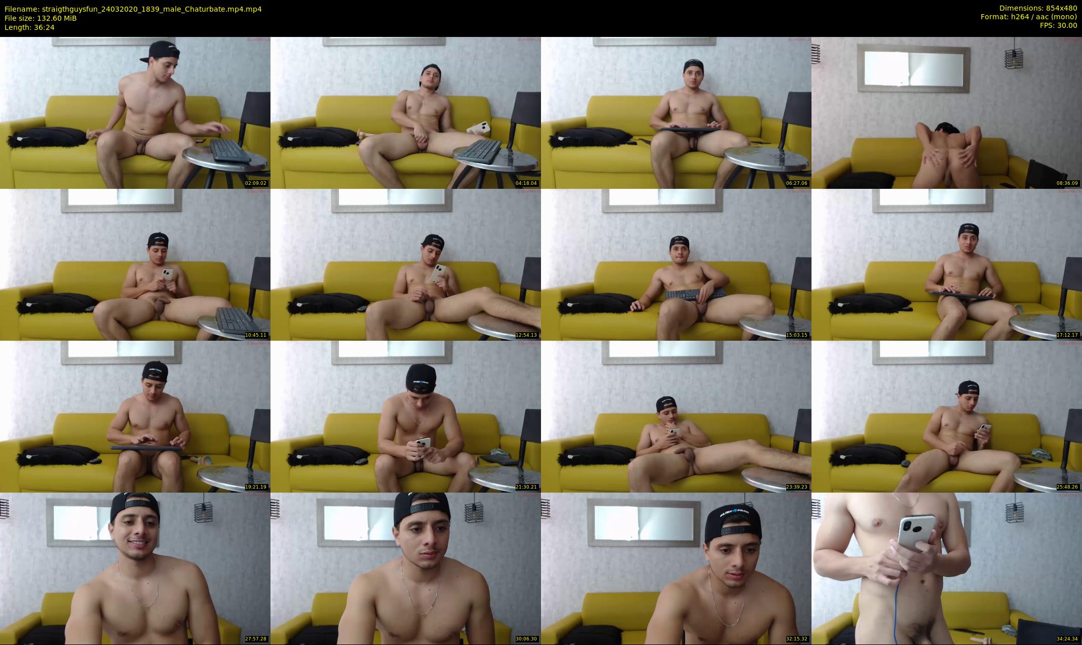 straigthguysfun — 37 minute Chaturbate male cam show recording, 480p, Mar 24, 2020