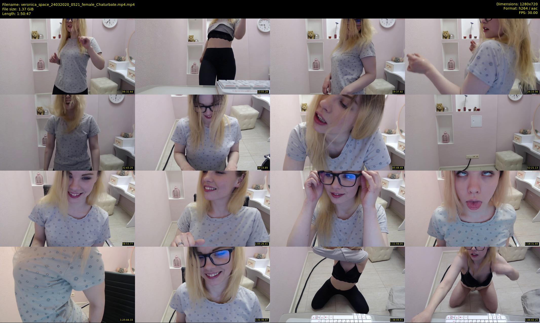 veronica_space — 111 minute Chaturbate female cam show recording, 720p, Mar 24, 2020
