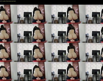 xhxoxtxsxex — 3 minute Chaturbate couple cam show recording, 720p, Mar 24, 2020