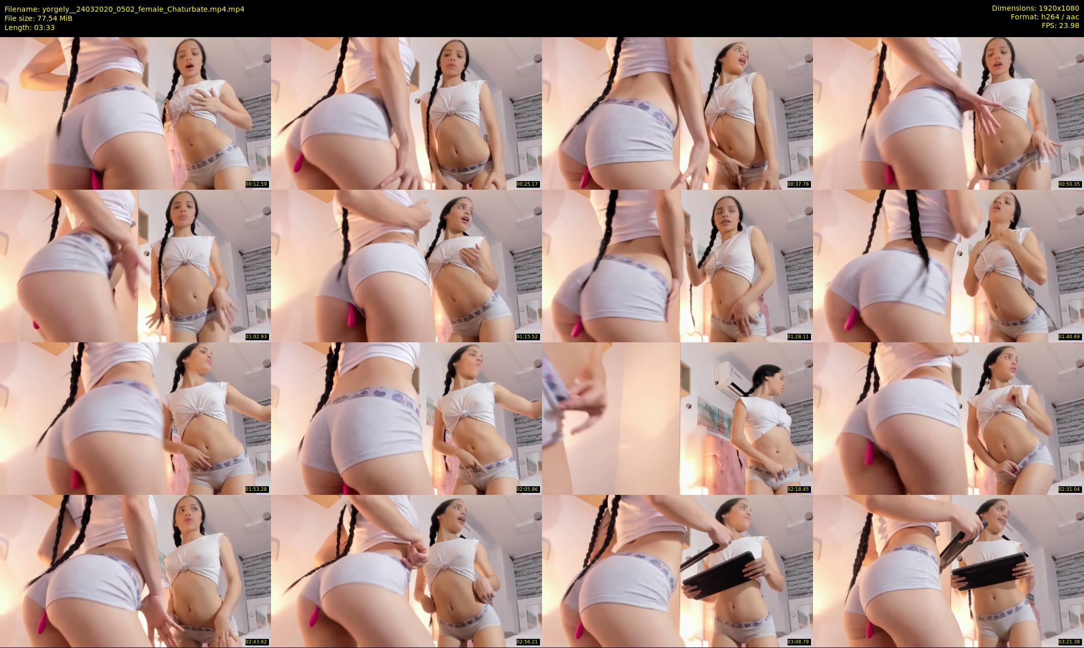 yorgely_ — 4 minute Chaturbate female cam show recording, 1080p, Mar 24, 2020