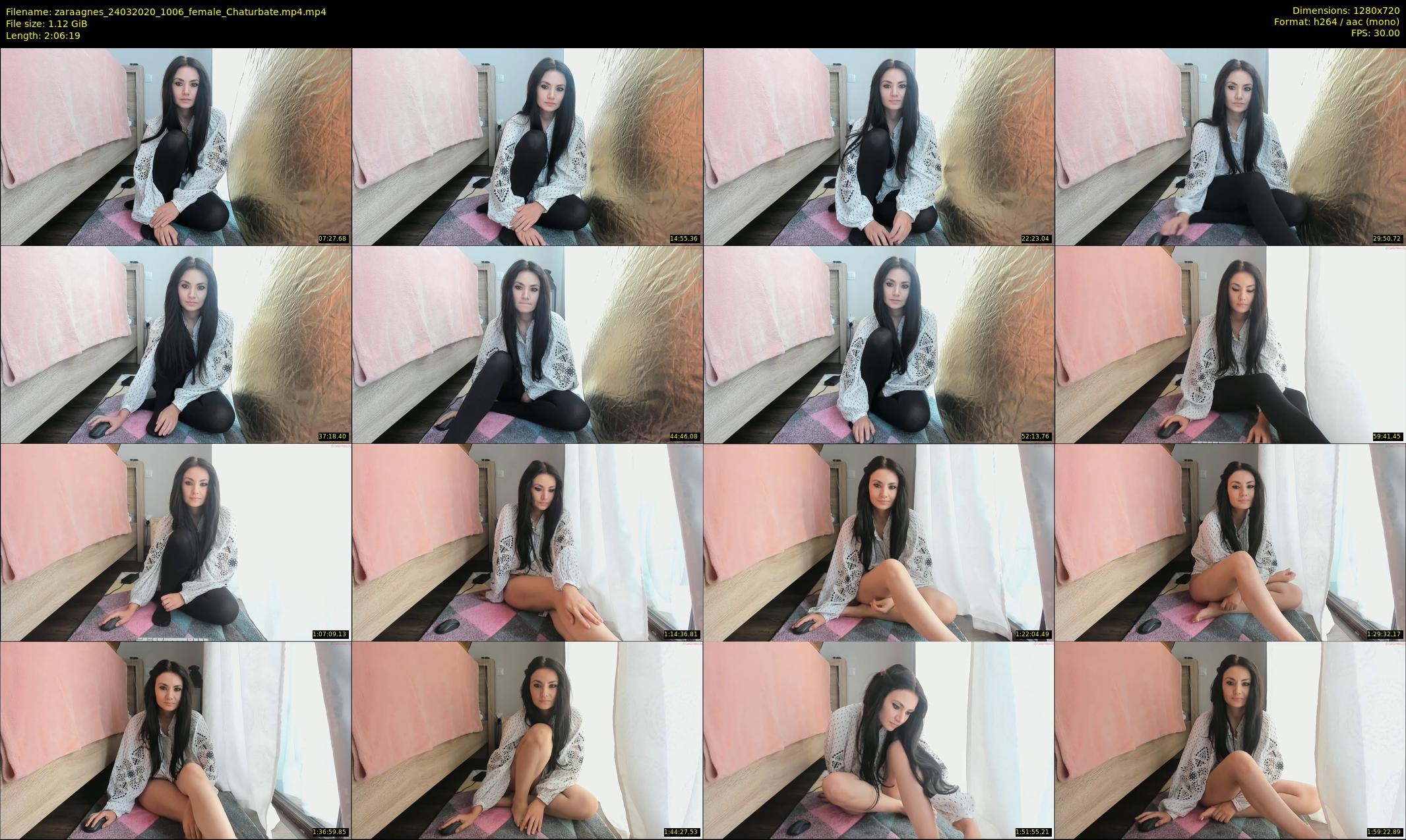 zaraagnes — 127 minute Chaturbate female cam show recording, 720p, Mar 24, 2020