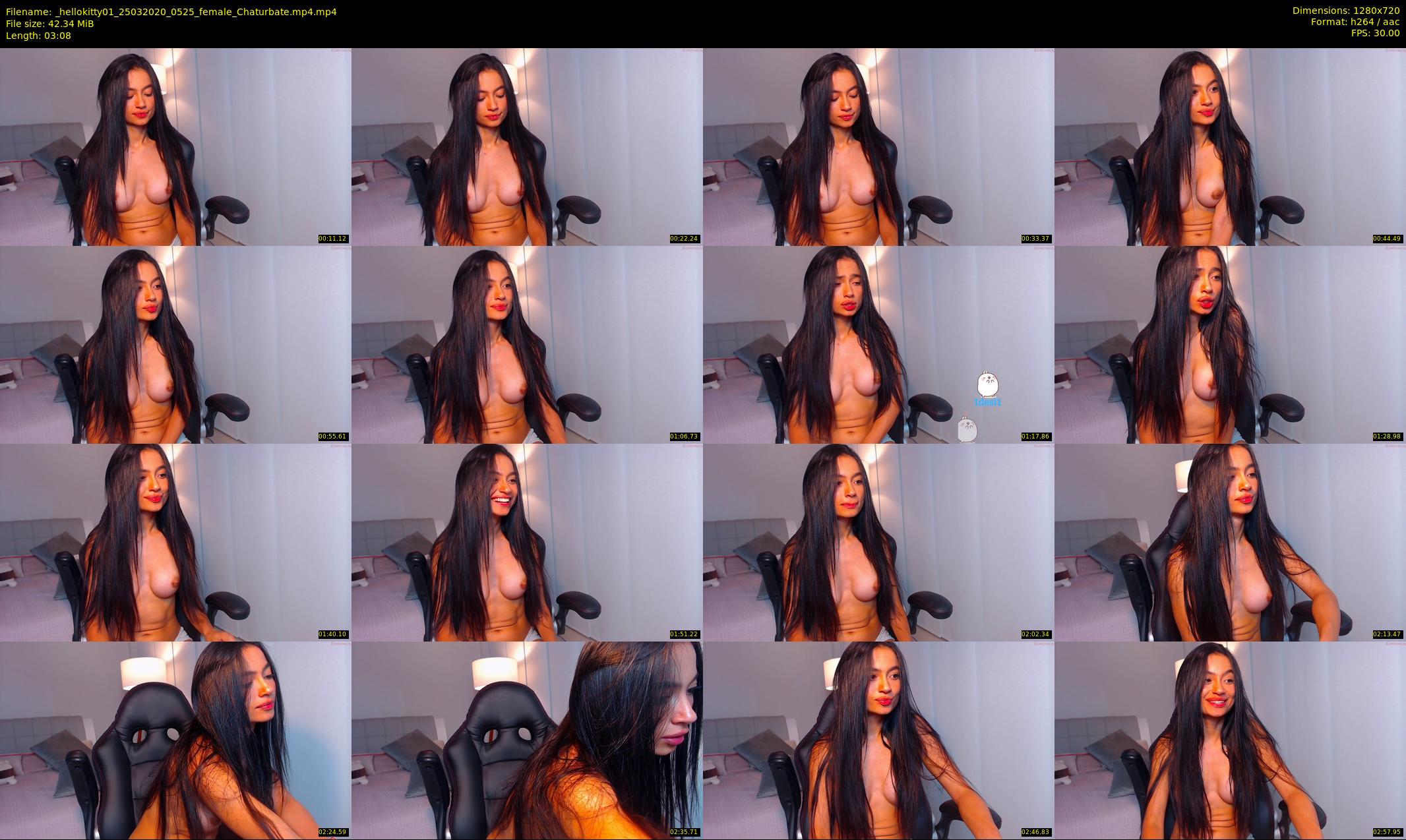_hellokitty01 — 4 minute Chaturbate female cam show recording, 720p, Mar 25, 2020