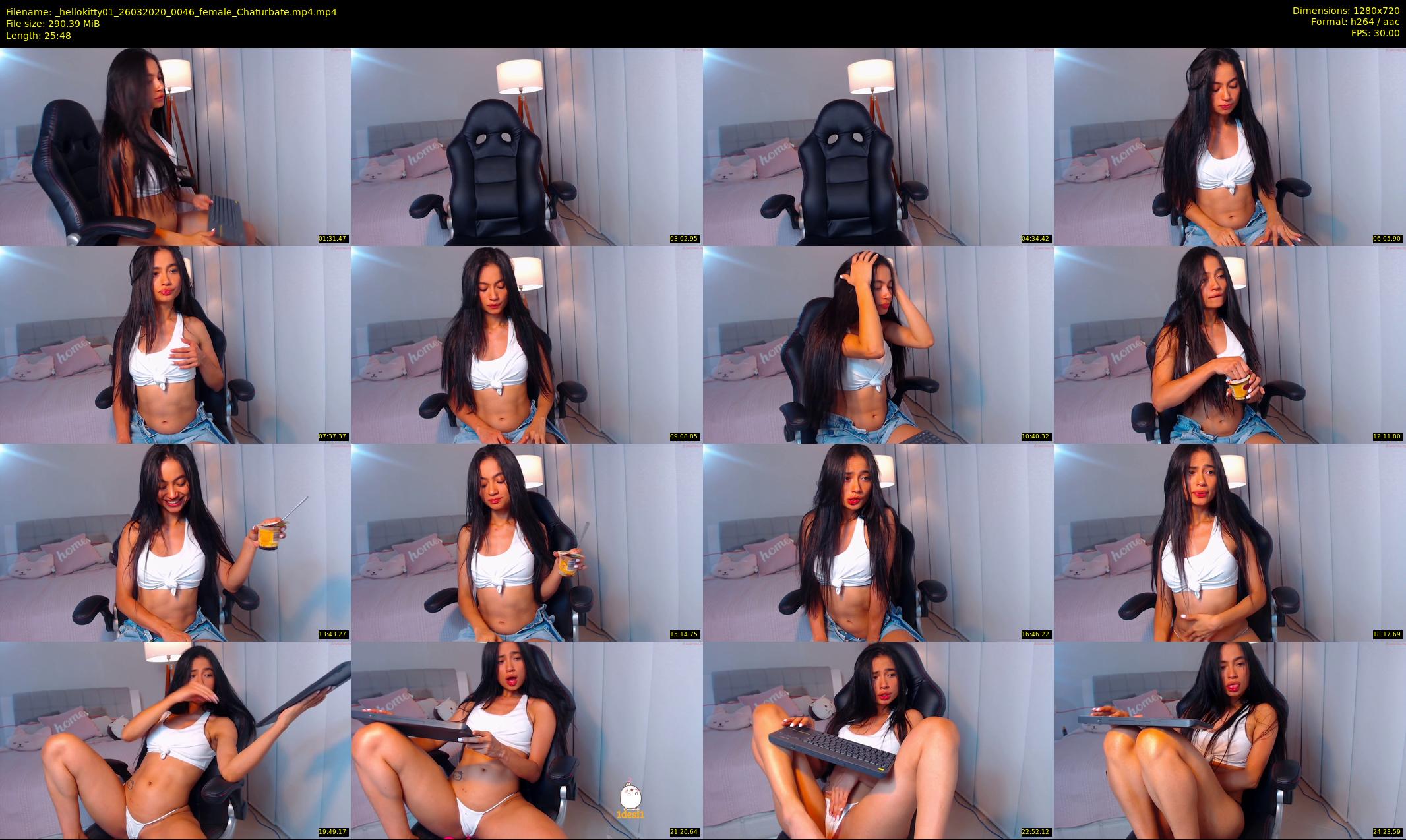 _hellokitty01 — 26 minute Chaturbate female cam show recording, 720p, Mar 26, 2020