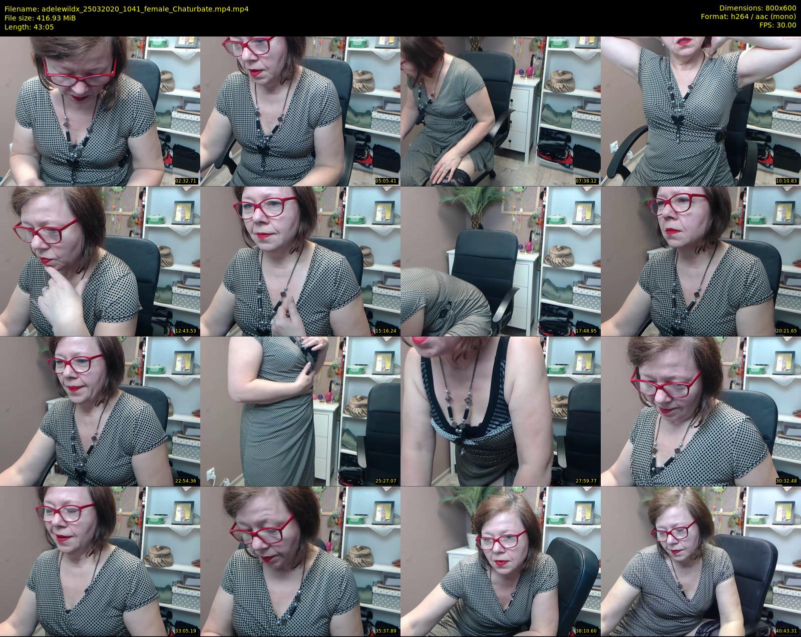 adelewildx — 44 minute Chaturbate female cam show recording, 480p, Mar 25, 2020