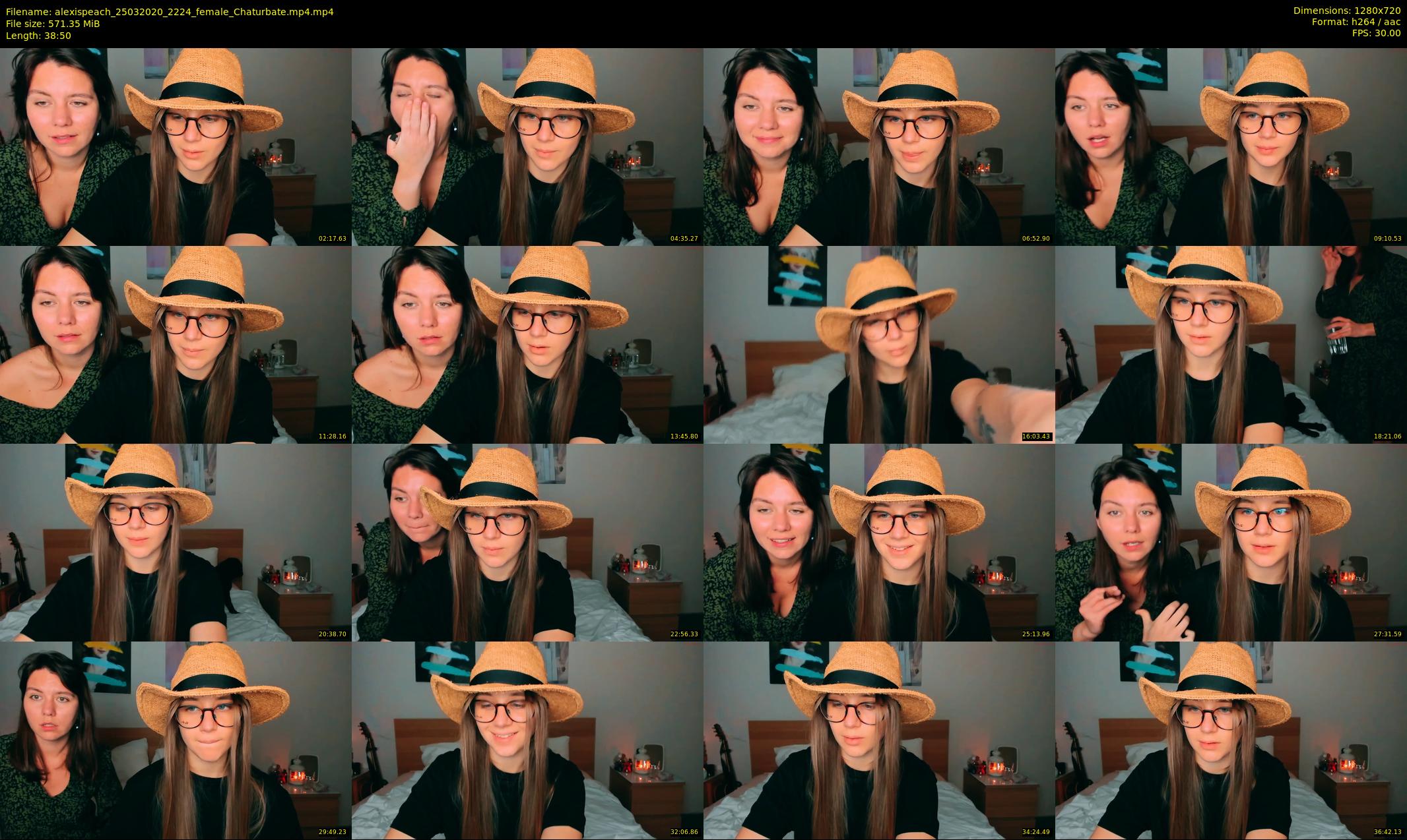 alexispeach — 39 minute Chaturbate female cam show recording, 720p, Mar 25, 2020