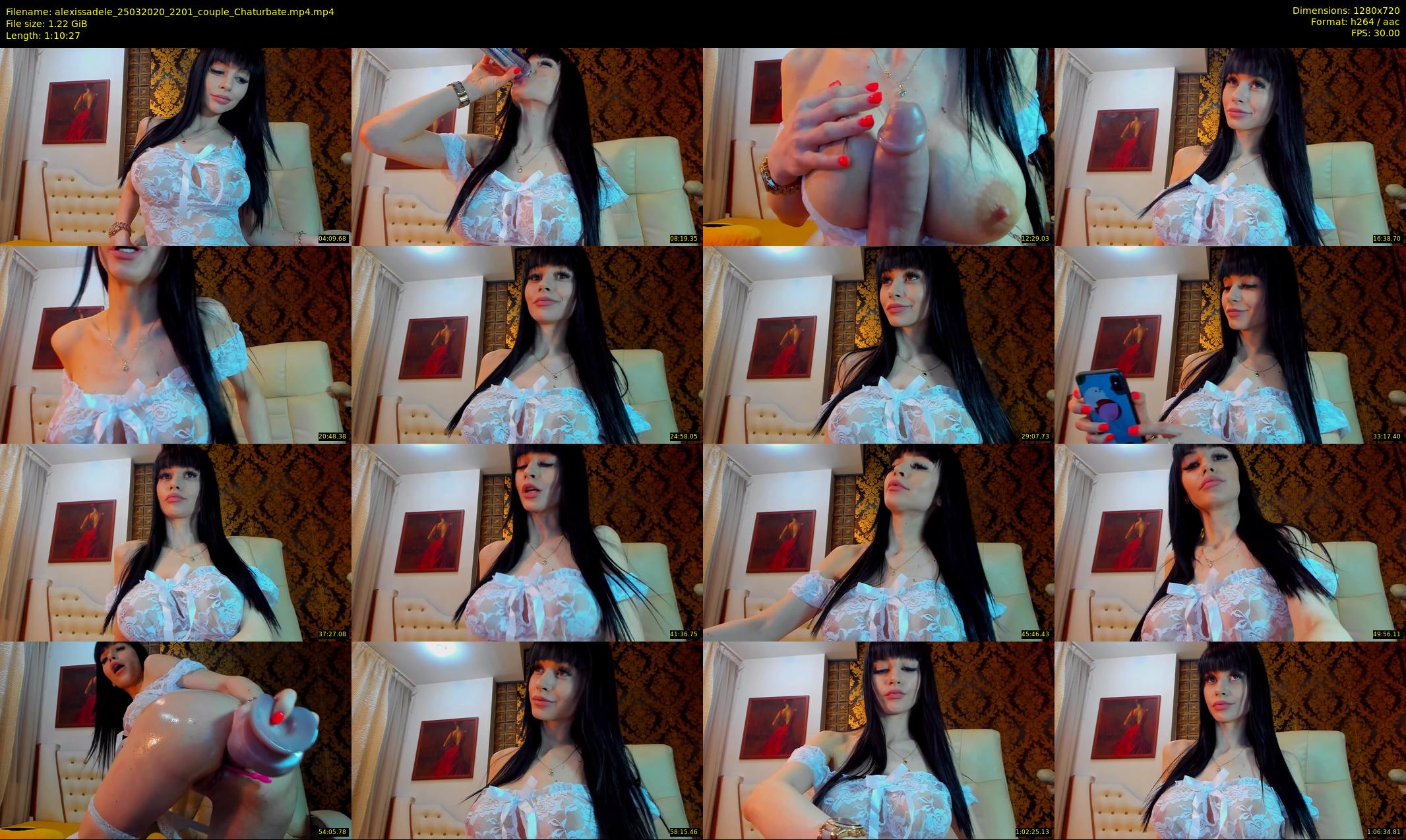 alexissadele — 71 minute Chaturbate female cam show recording, 720p, Mar 25, 2020