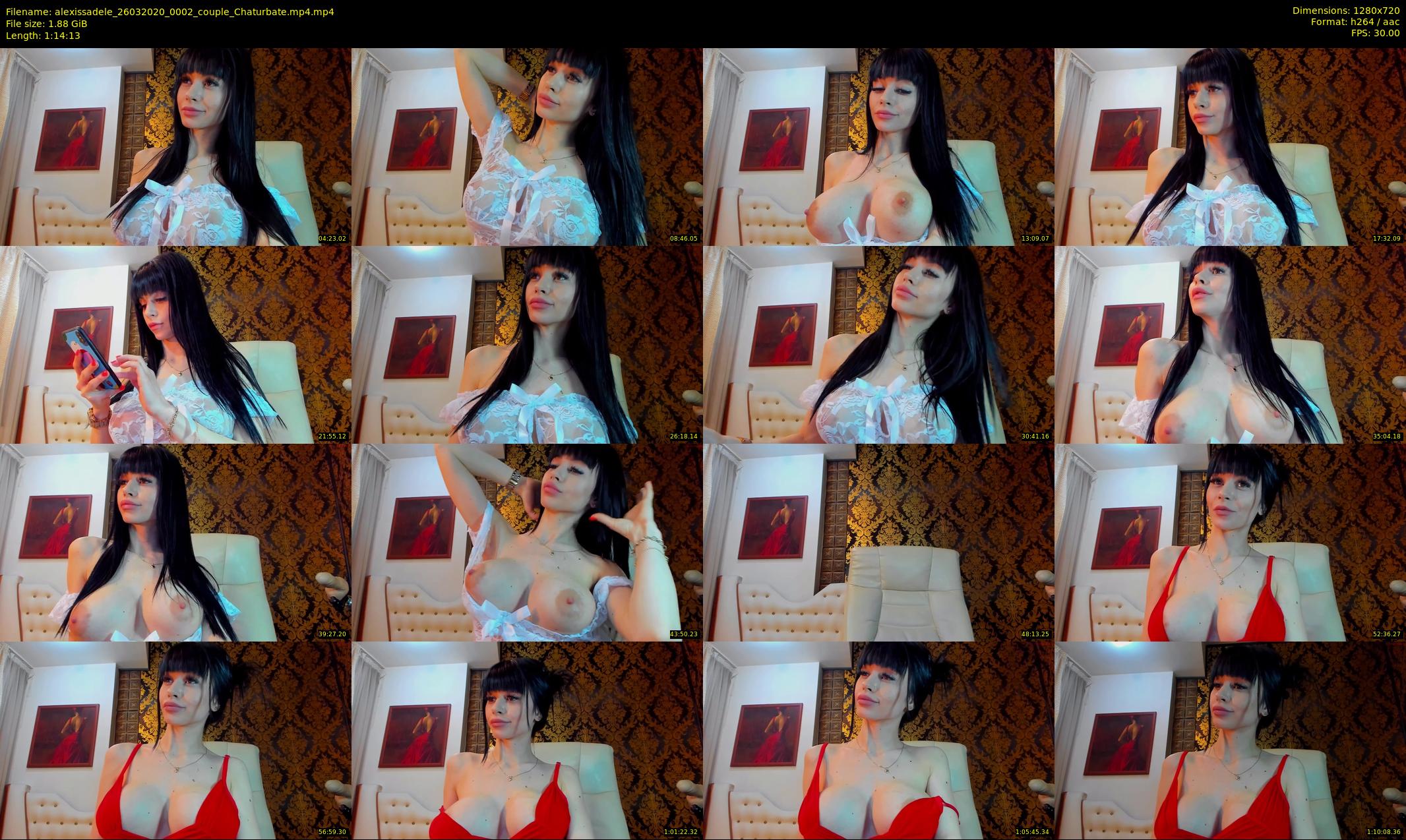 alexissadele — 75 minute Chaturbate female cam show recording, 720p, Mar 26, 2020