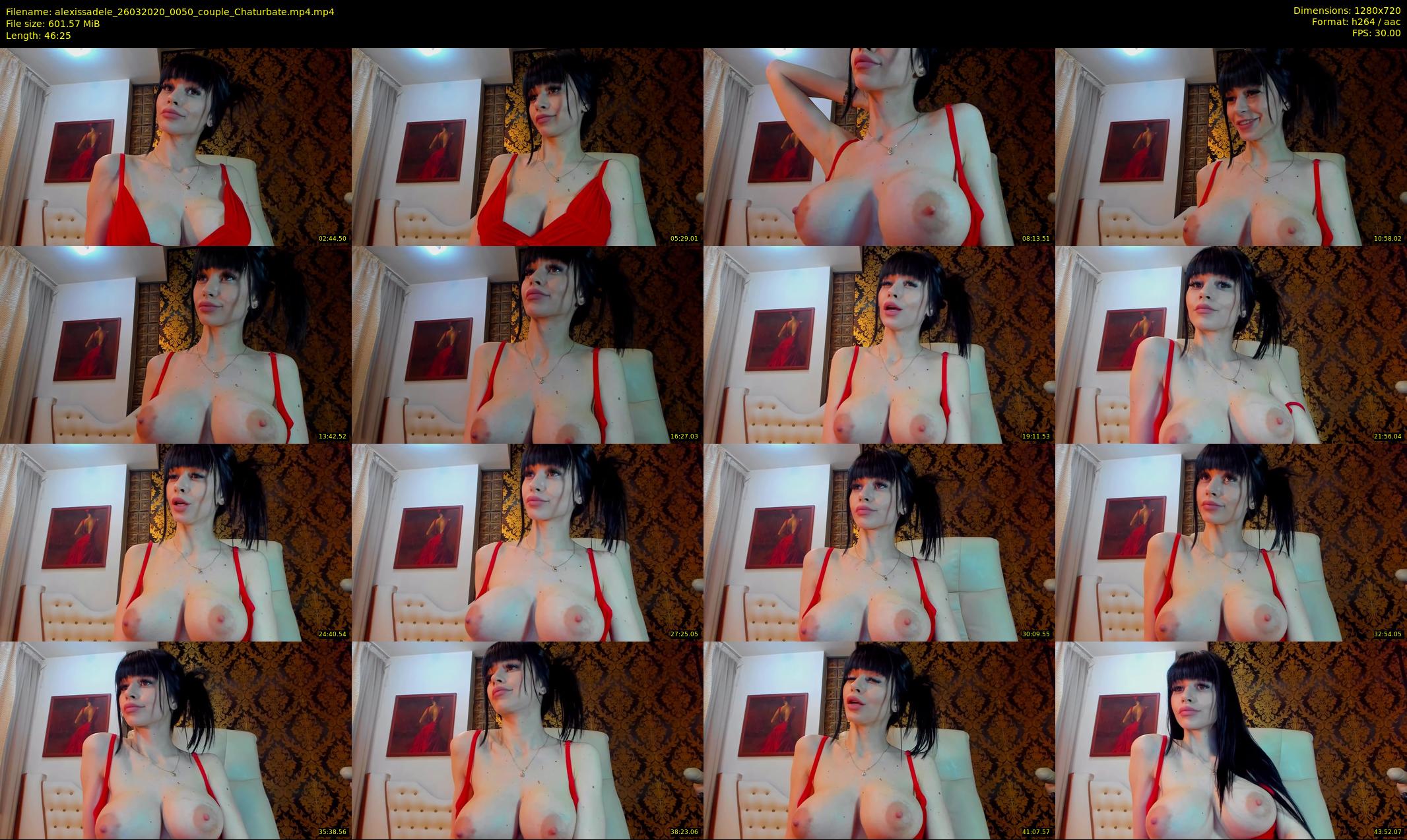 alexissadele — 47 minute Chaturbate female cam show recording, 720p, Mar 26, 2020