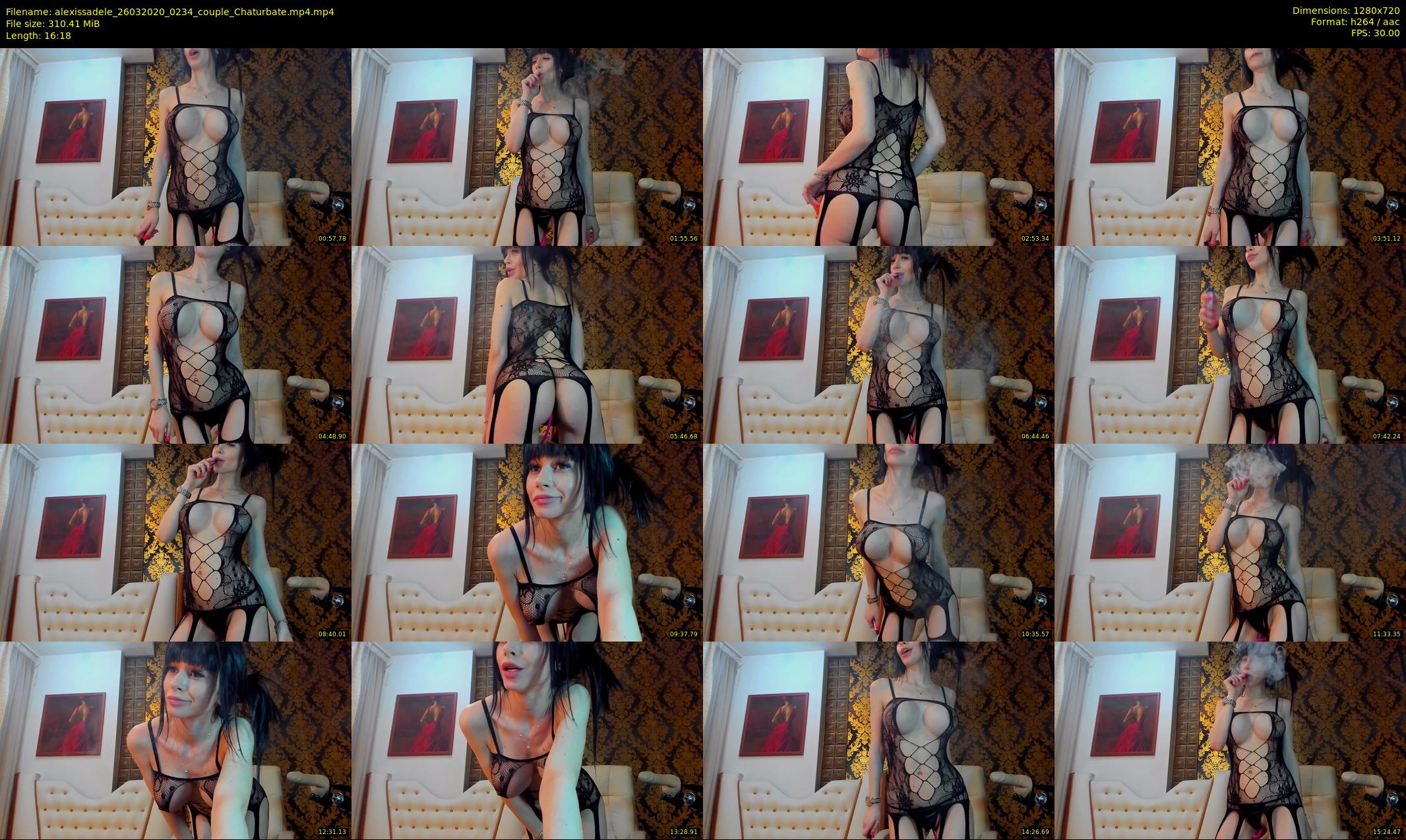 alexissadele — 17 minute Chaturbate female cam show recording, 720p, Mar 26, 2020