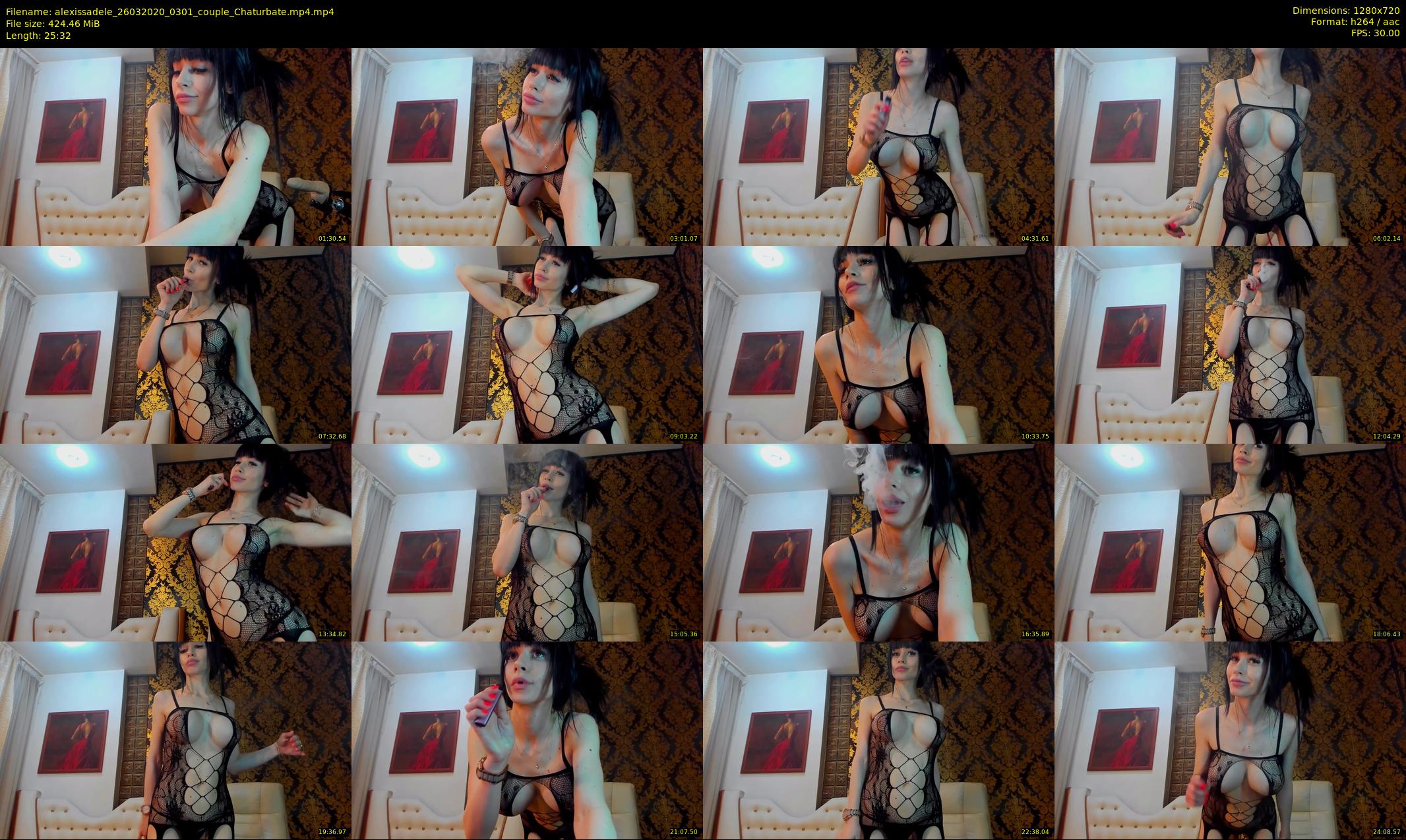 alexissadele — 26 minute Chaturbate female cam show recording, 720p, Mar 26, 2020