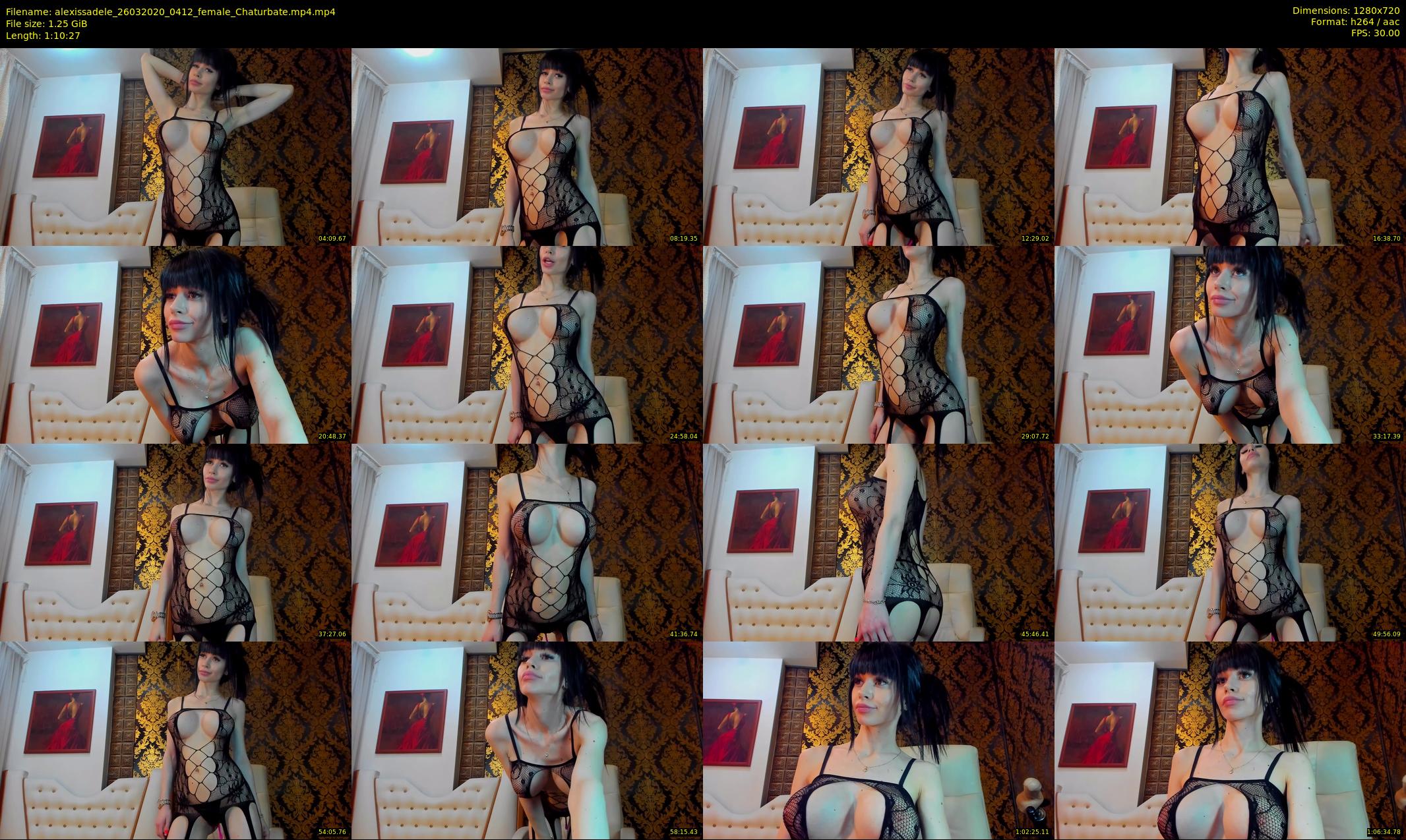 alexissadele — 71 minute Chaturbate female cam show recording, 720p, Mar 26, 2020