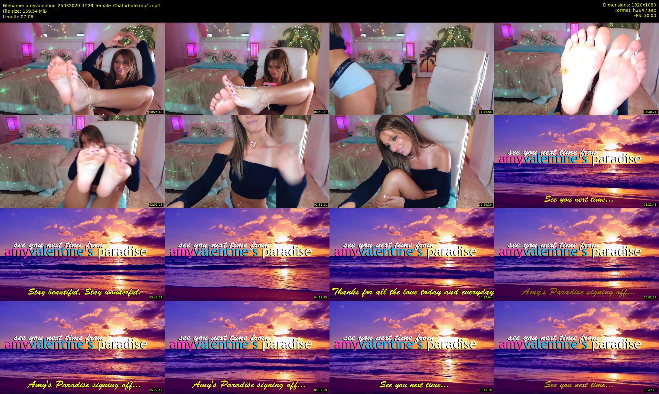 amyvalentine — 8 minute Chaturbate female cam show recording, 1080p, Mar 25, 2020