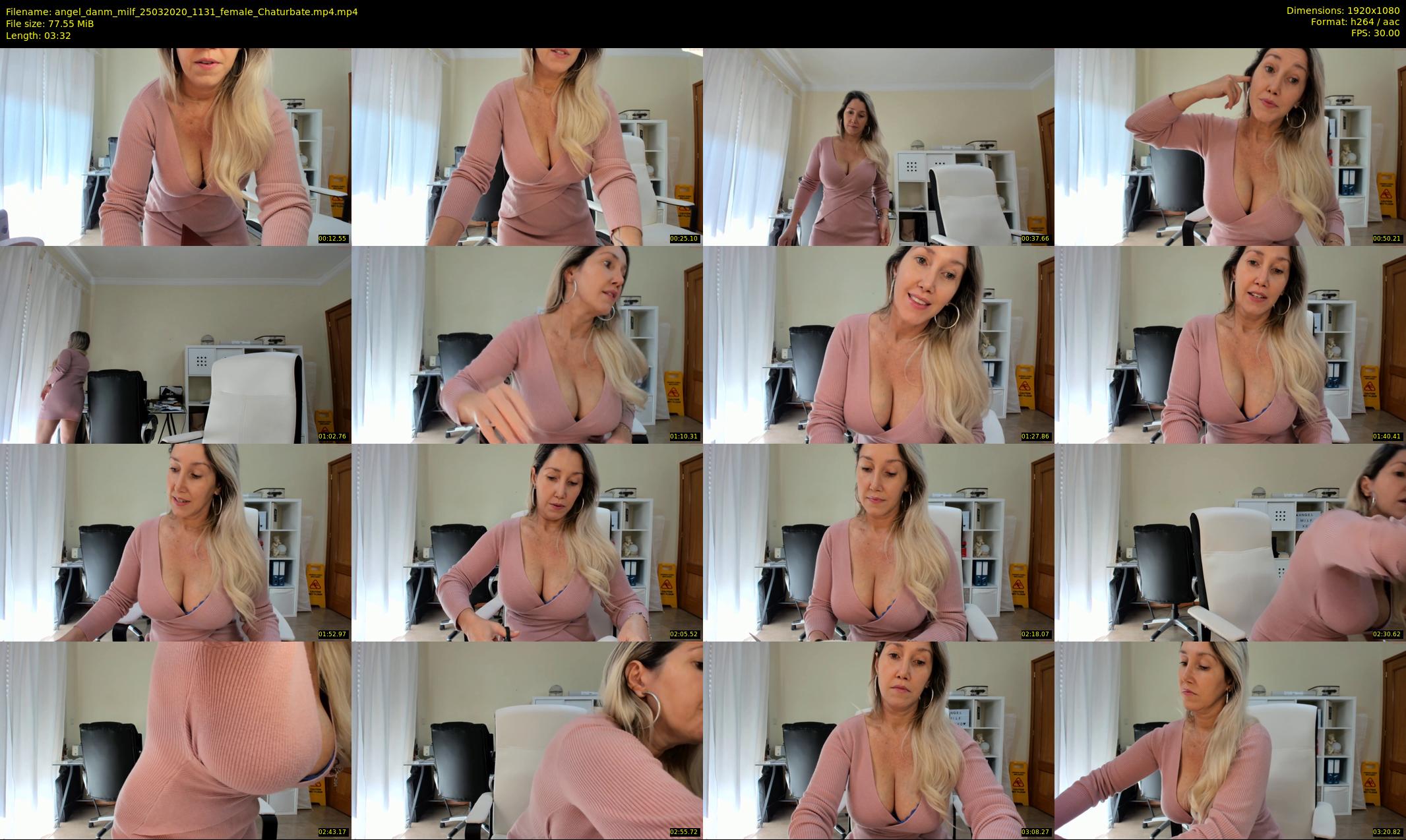 angel_danm_milf — 4 minute Chaturbate female cam show recording, 1080p, Mar 25, 2020