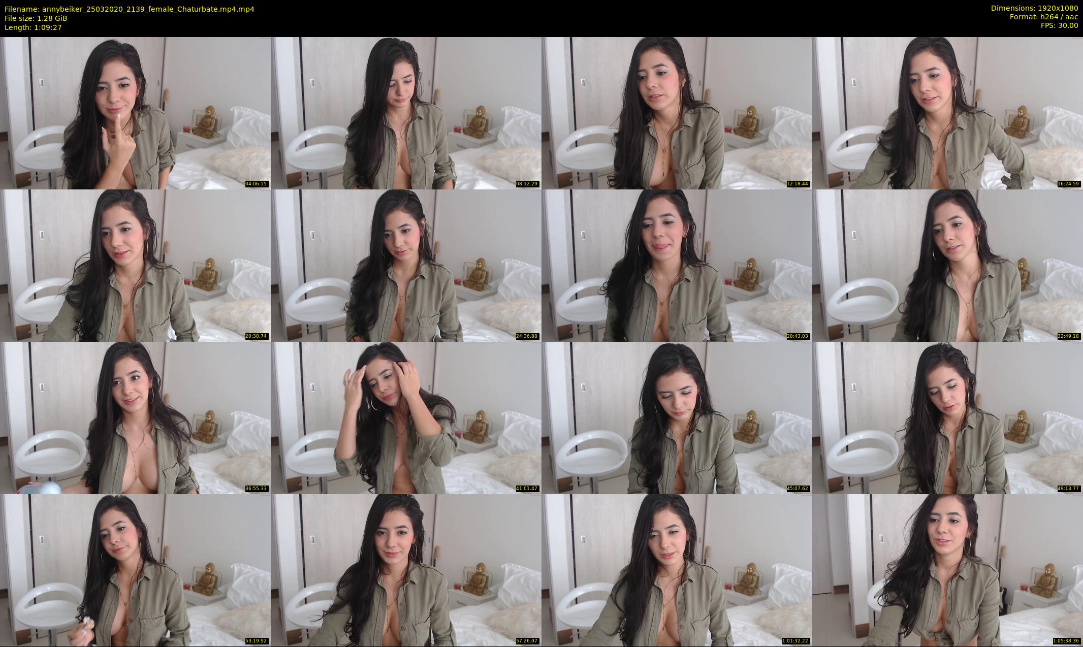 annybeiker — 70 minute Chaturbate female cam show recording, 1080p, Mar 25, 2020