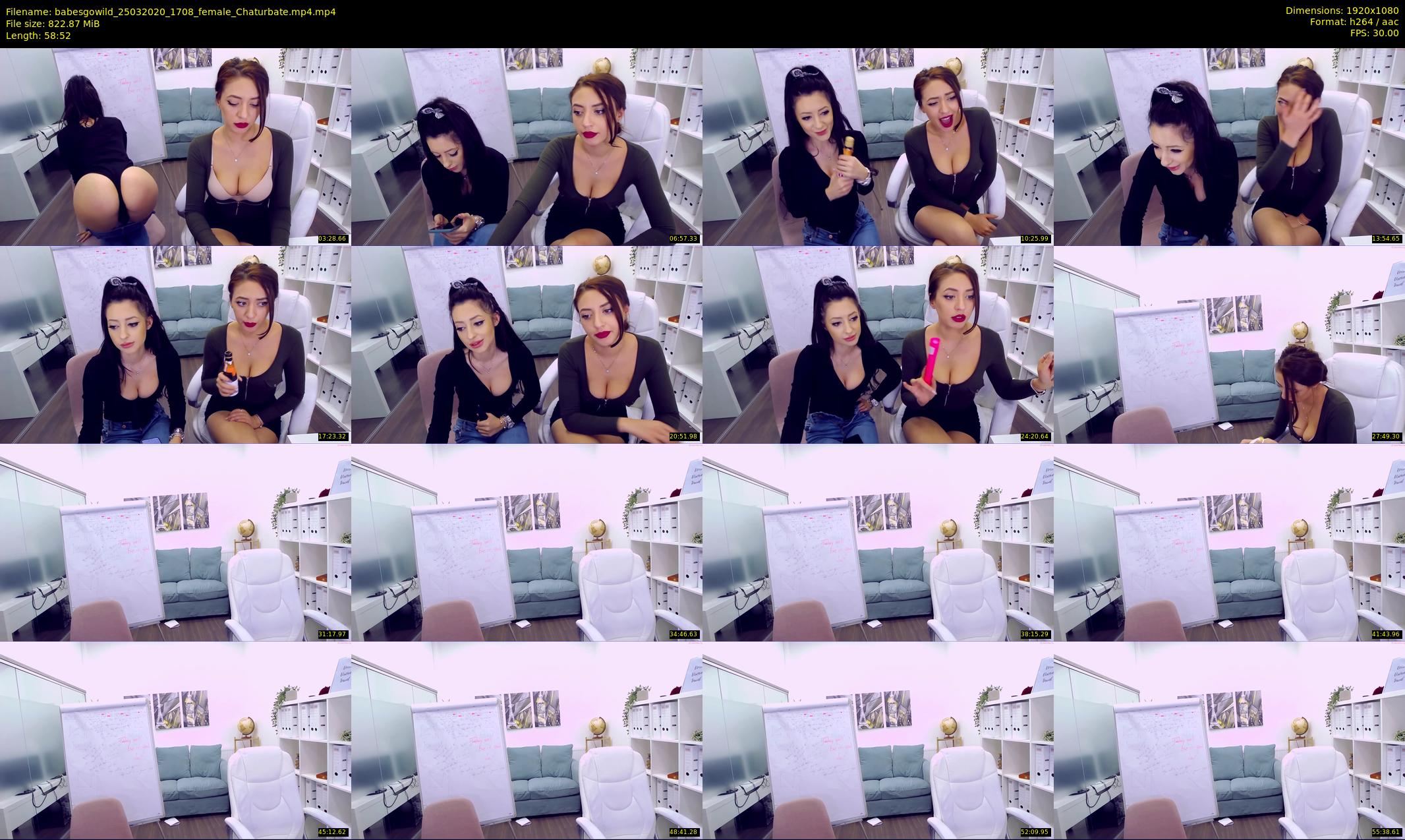 babesgowild — 59 minute Chaturbate couple cam show recording, 1080p, Mar 25, 2020