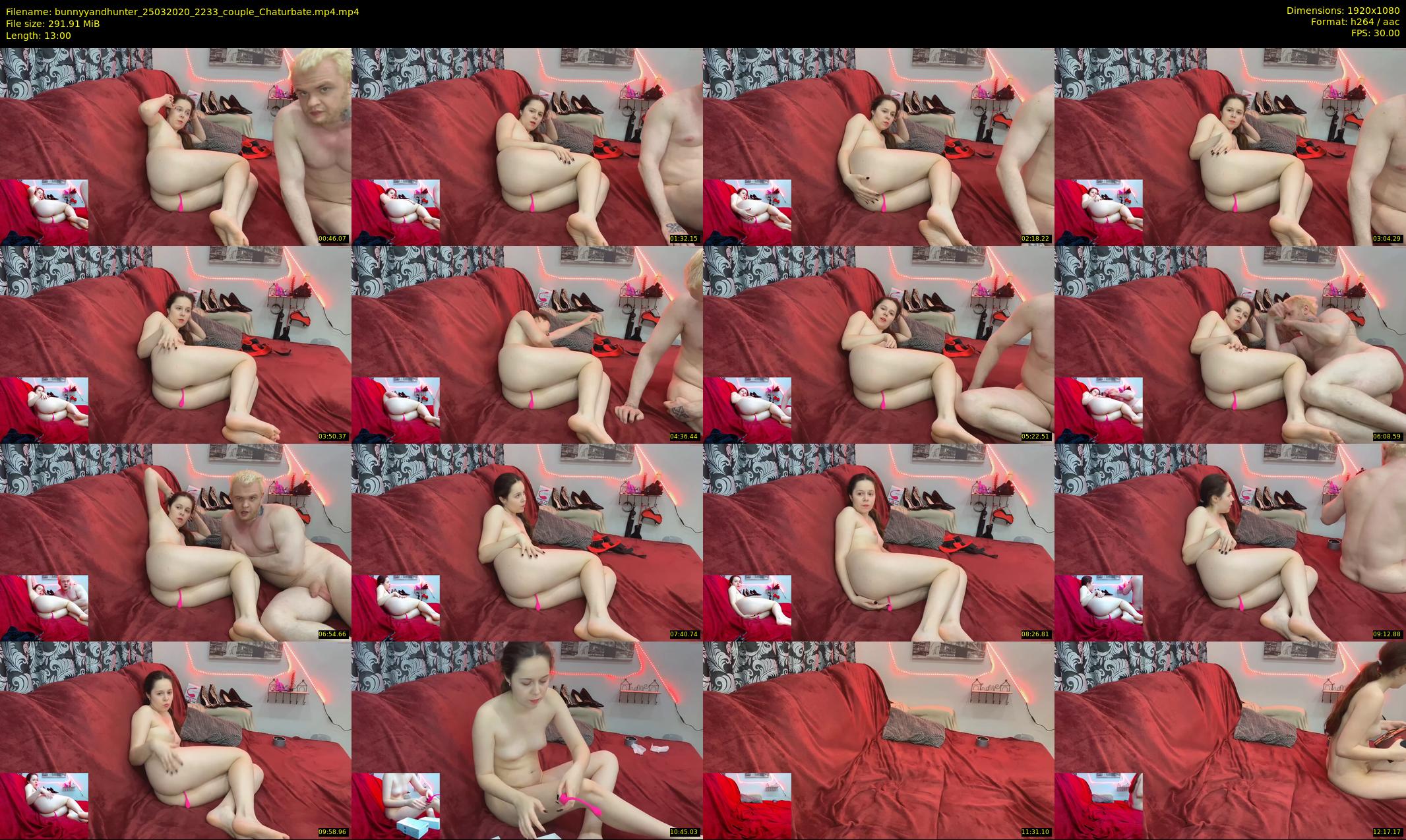 bunnyyandhunter — 13 minute Chaturbate couple cam show recording, 1080p, Mar 25, 2020