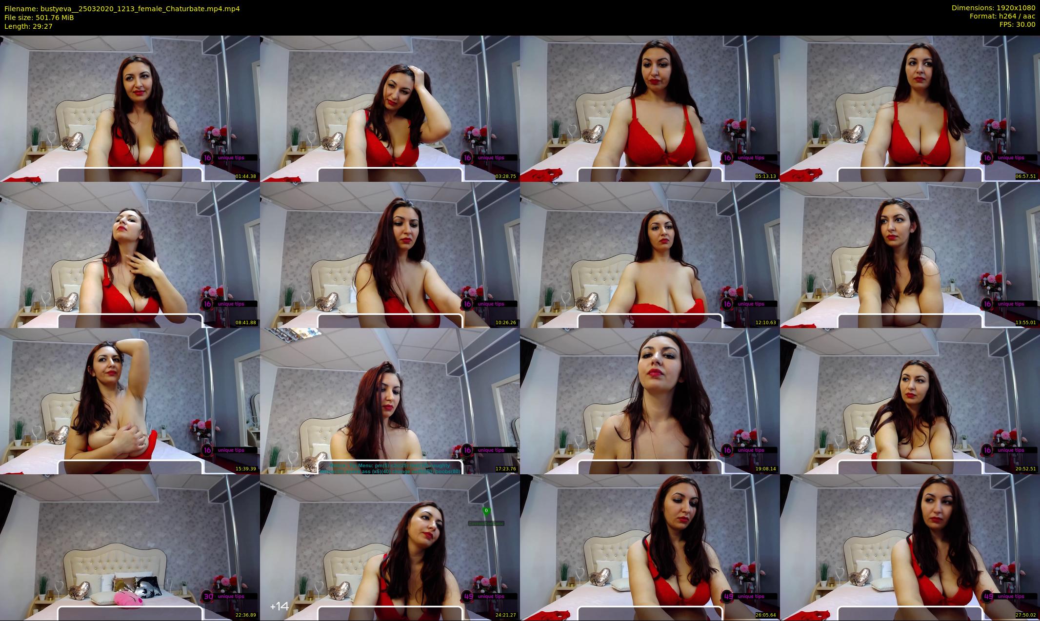 bustyeva_ — 30 minute Chaturbate female cam show recording, 1080p, Mar 25, 2020