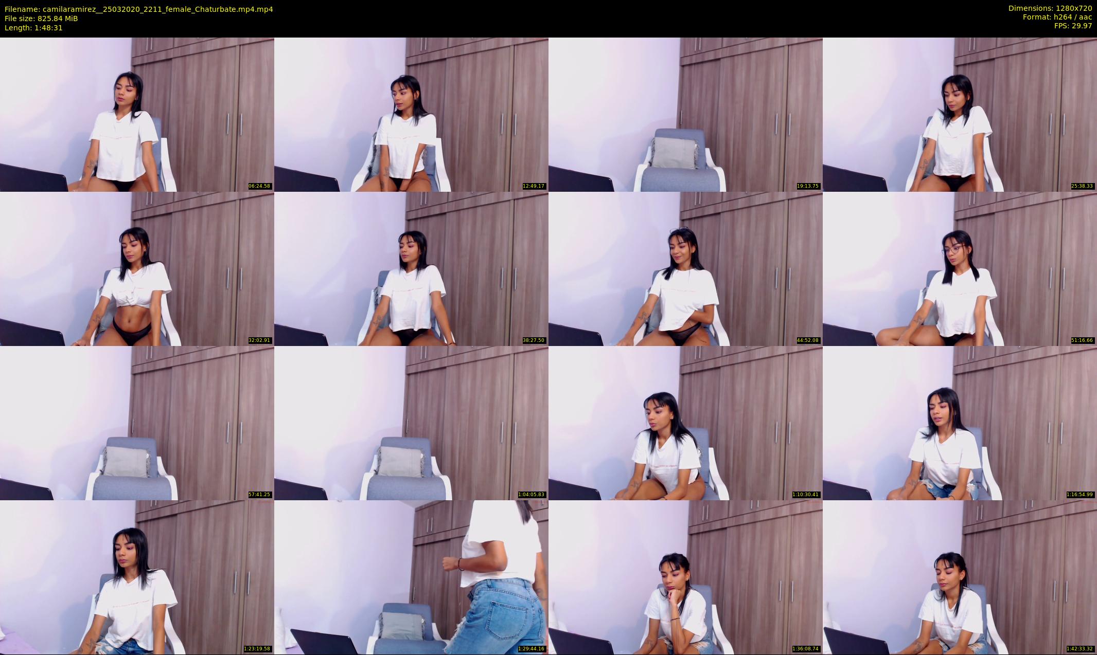 camilaramirez_ — 109 minute Chaturbate female cam show recording, 720p, Mar 25, 2020