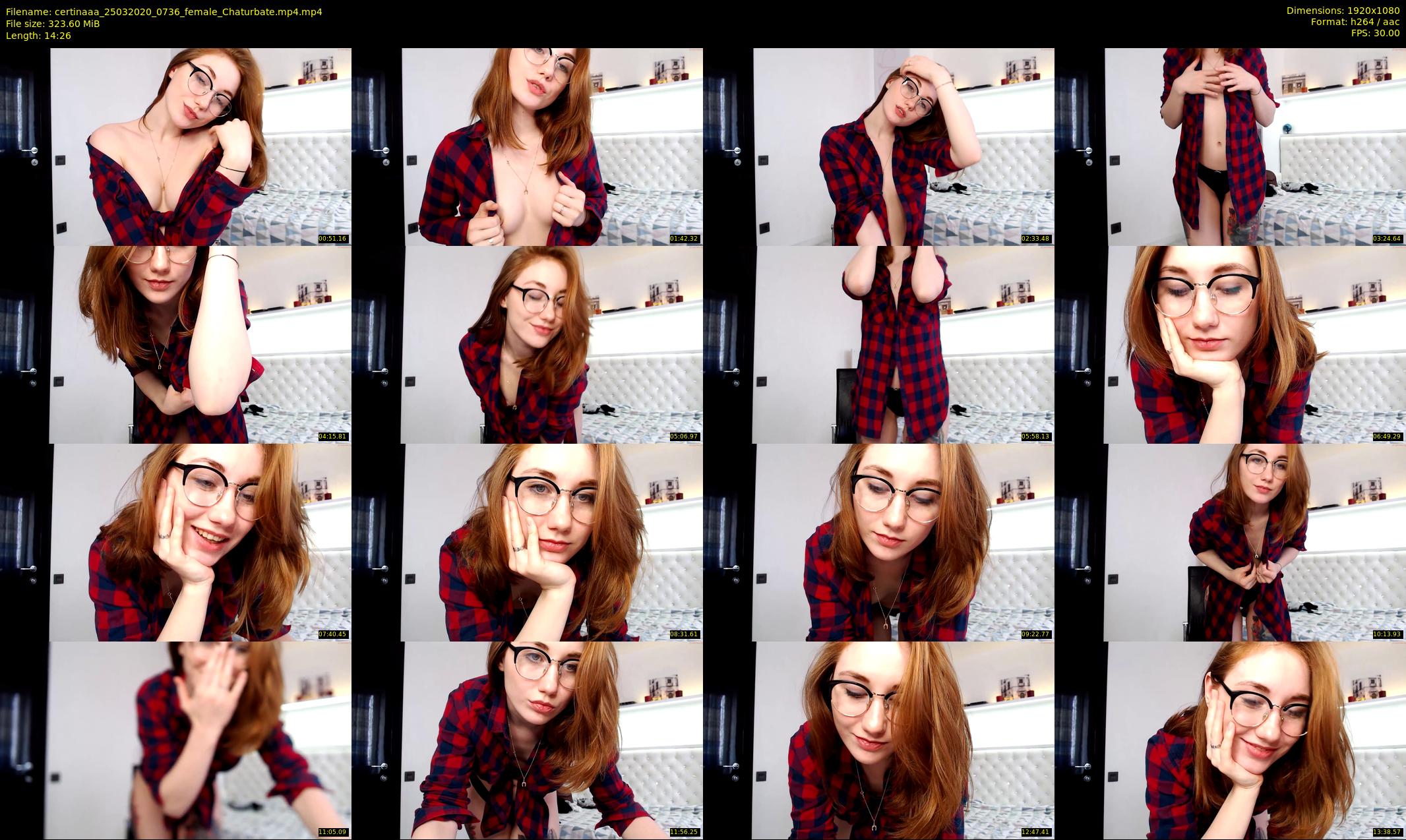 certinaaa — 15 minute Chaturbate female cam show recording, 1080p, Mar 25, 2020