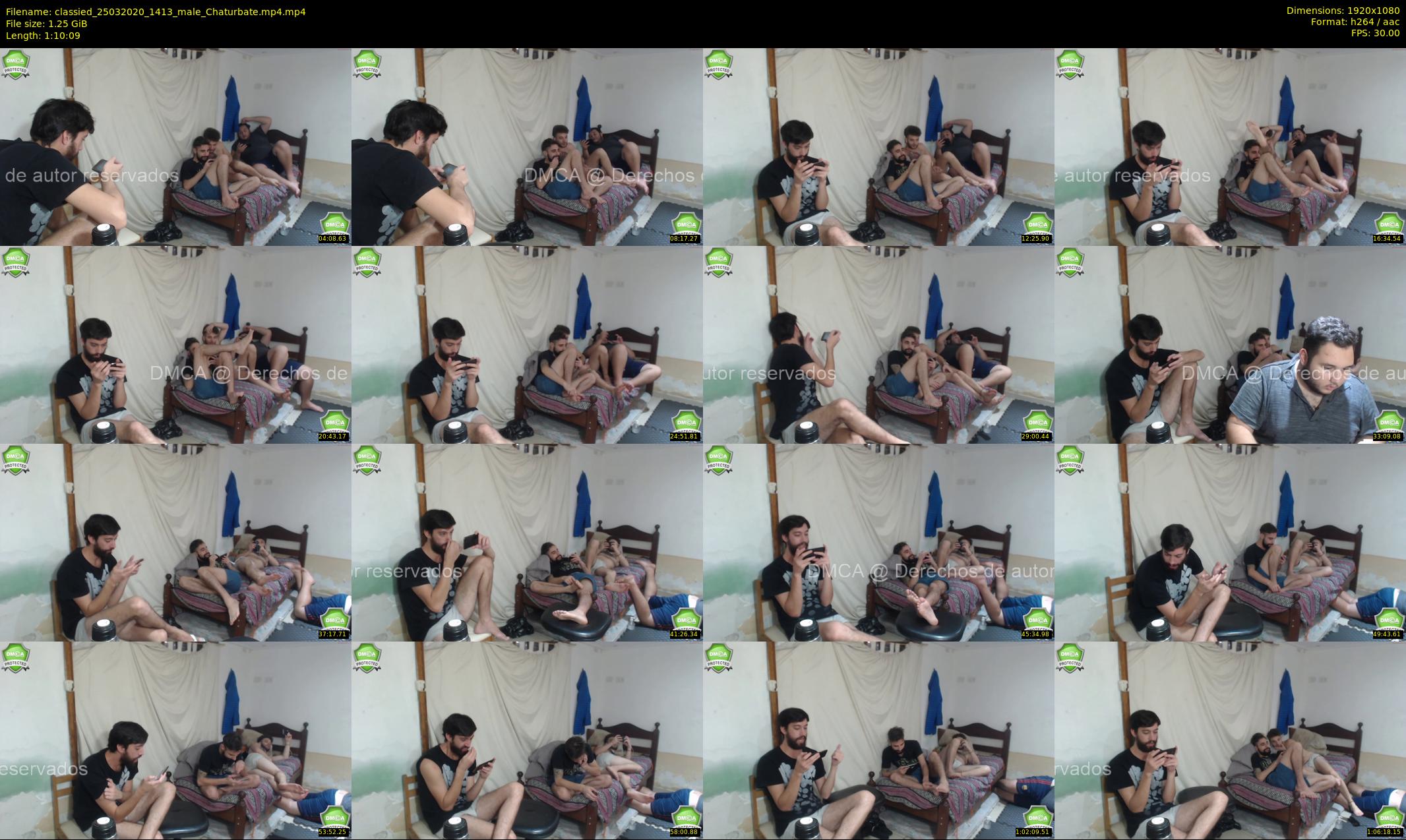 classied — 71 minute Chaturbate male cam show recording, 1080p, Mar 25, 2020