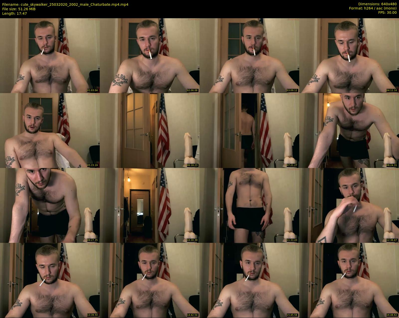 cute_skywalker — 18 minute Chaturbate male cam show recording, 480p, Mar 25, 2020