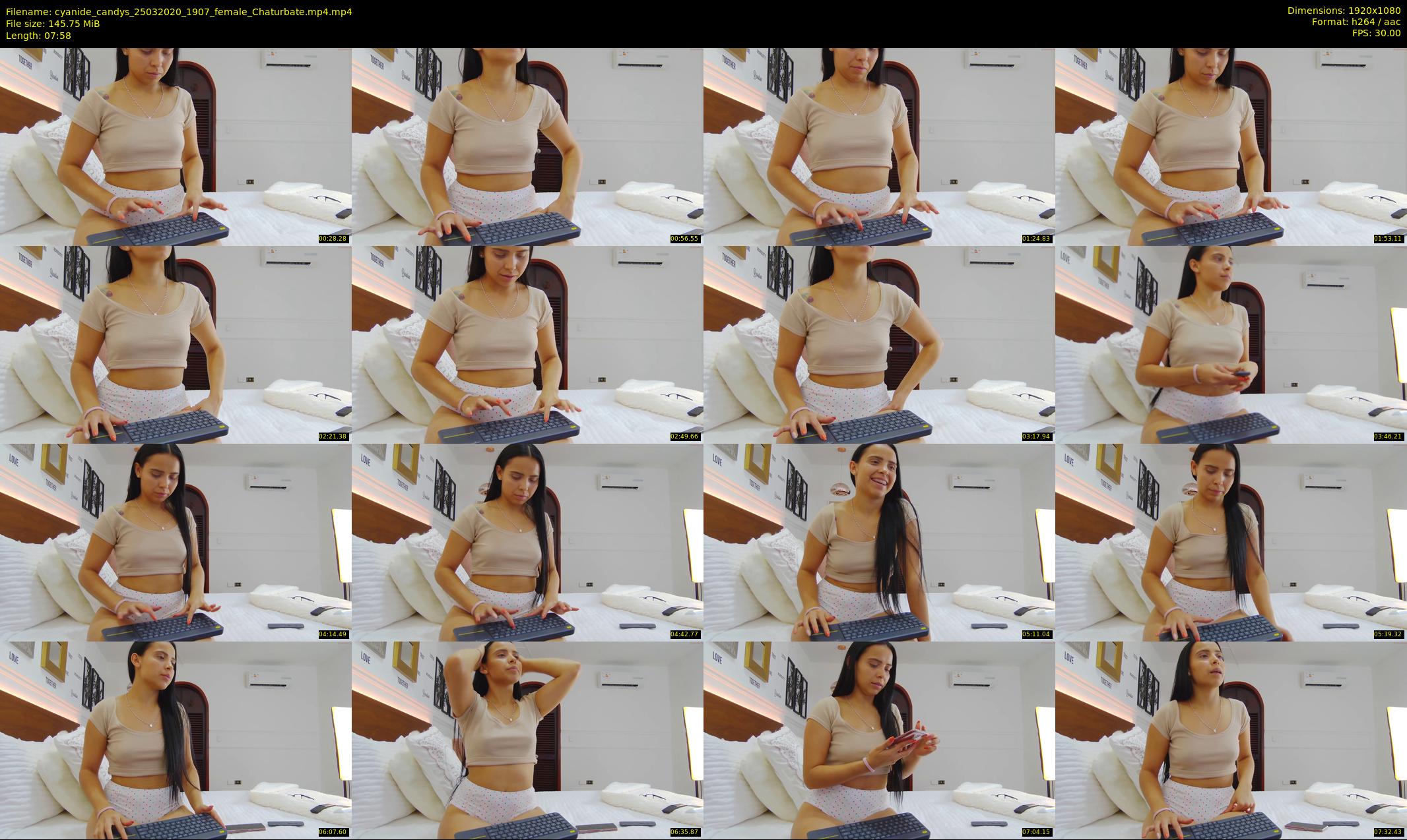 cyanide_candys — 8 minute Chaturbate female cam show recording, 1080p, Mar 25, 2020