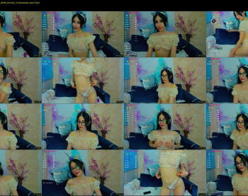 daaark_angel — 55 minute Chaturbate female cam show recording, 720p, Mar 25, 2020