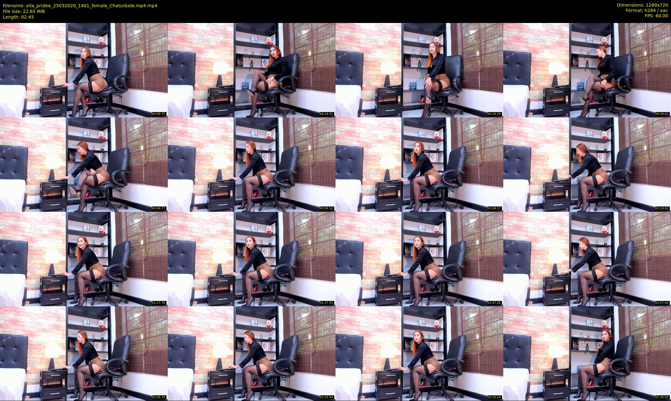 ella_pridee — 3 minute Chaturbate female cam show recording, 720p, Mar 25, 2020