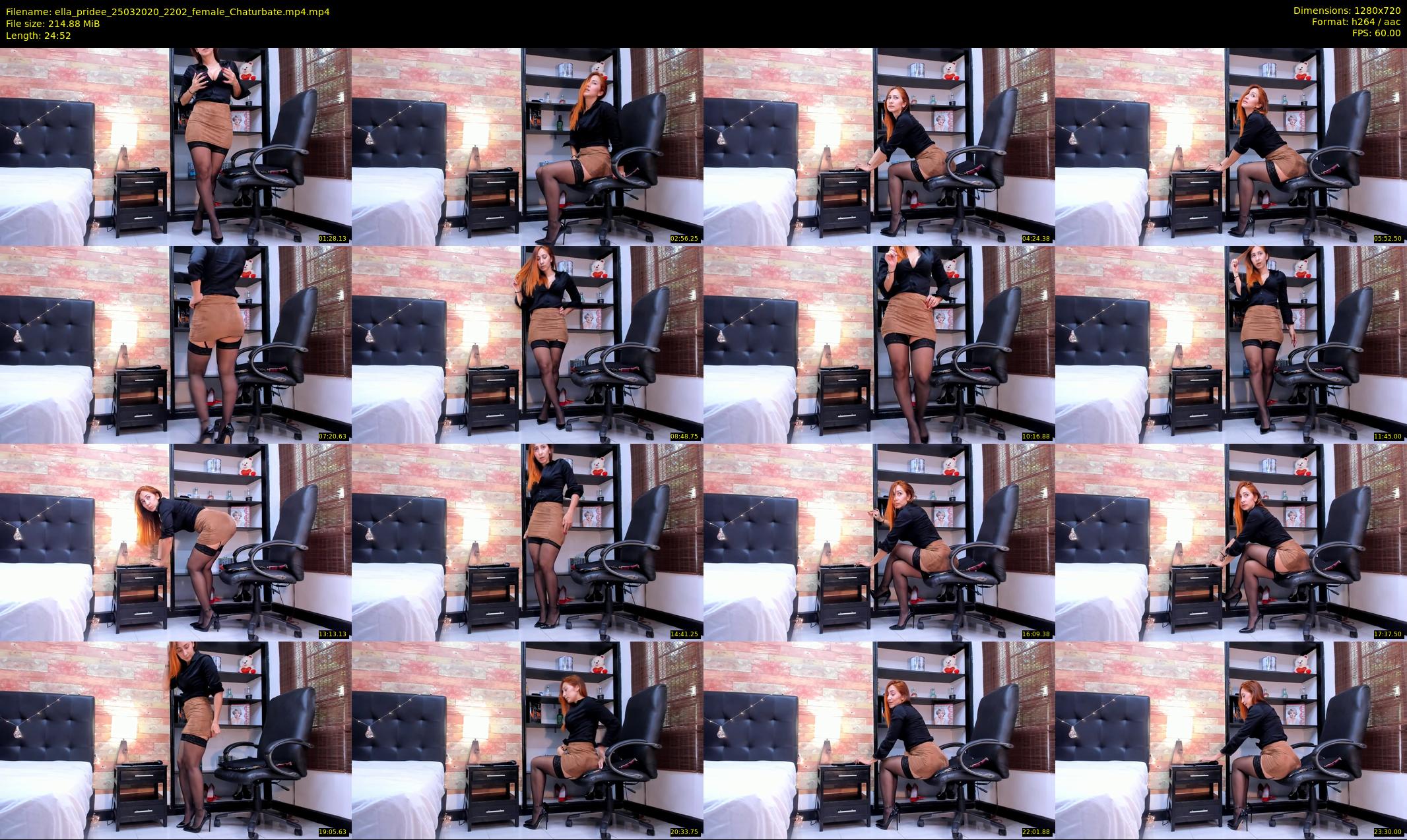 ella_pridee — 25 minute Chaturbate female cam show recording, 720p, Mar 25, 2020