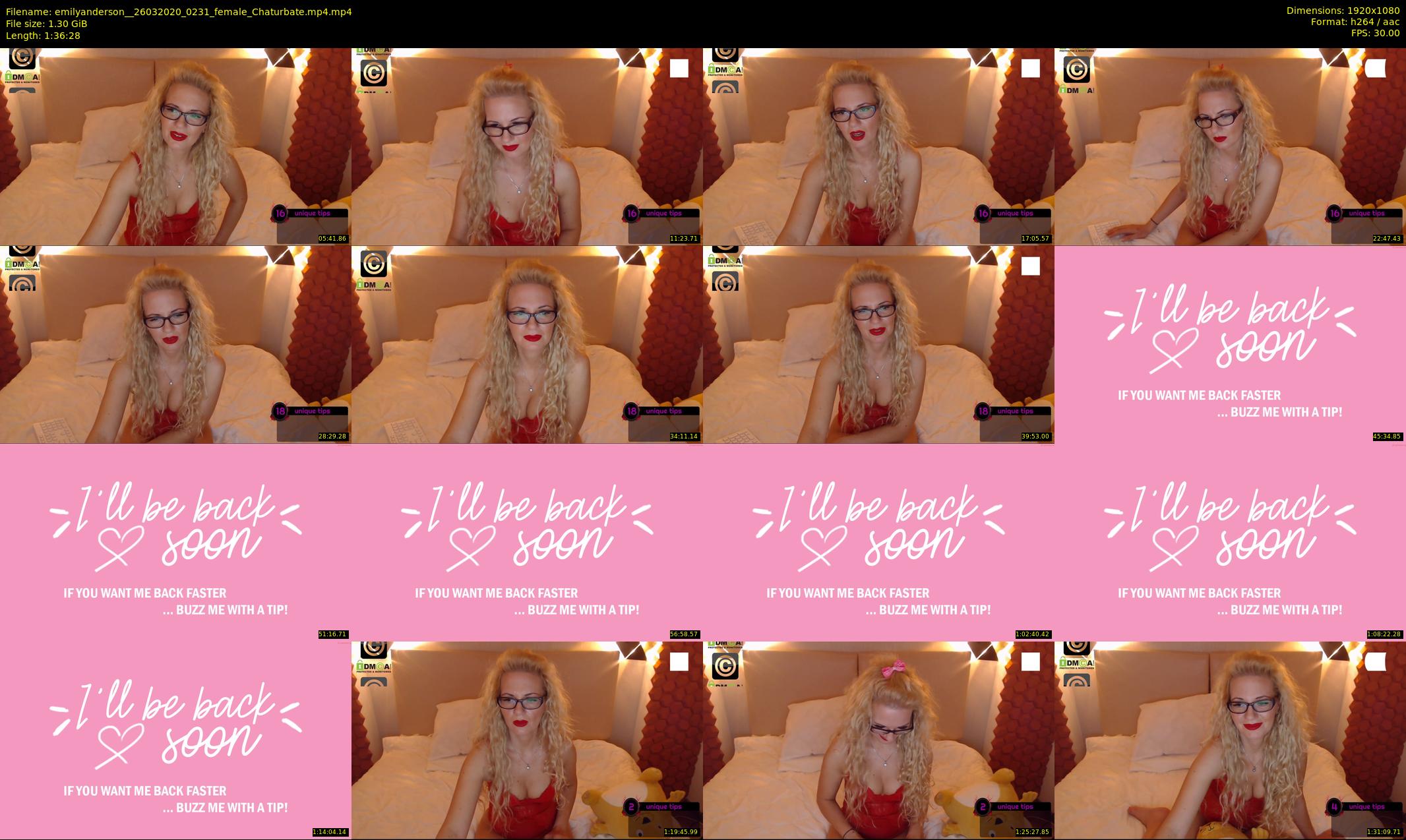 emilyanderson_ — 97 minute Chaturbate female cam show recording, 1080p, Mar 26, 2020