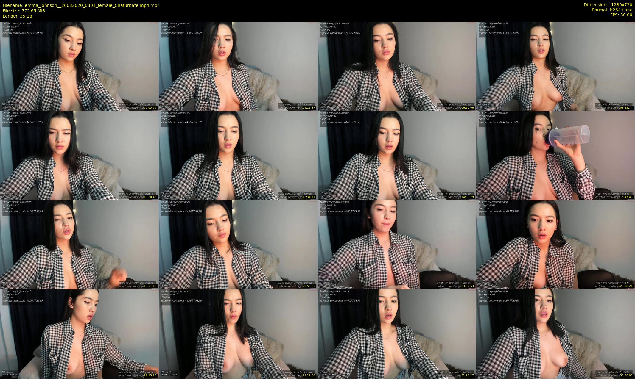 emma_johnson_ — 36 minute Chaturbate female cam show recording, 720p, Mar 26, 2020