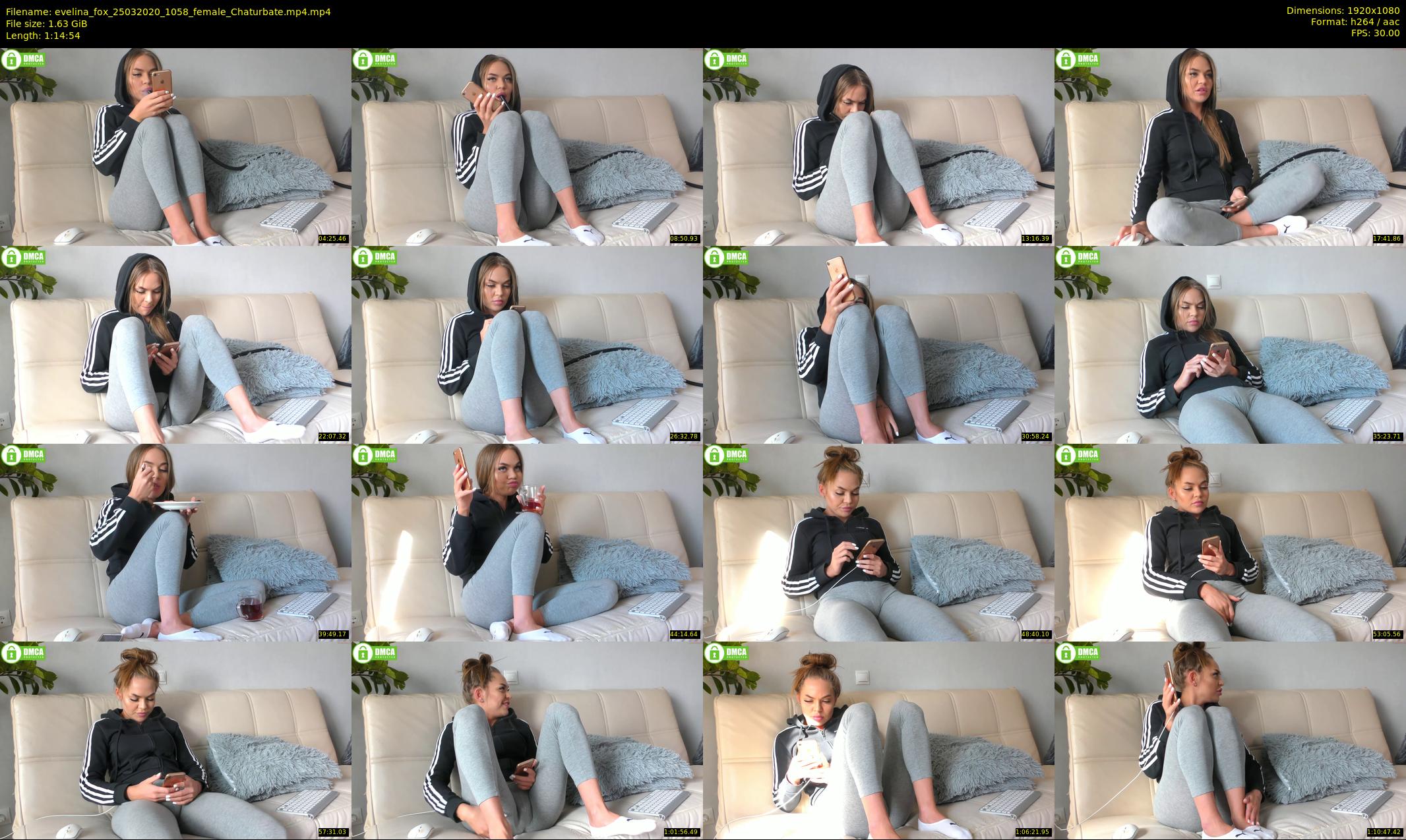 evelina_fox — 75 minute Chaturbate female cam show recording, 1080p, Mar 25, 2020