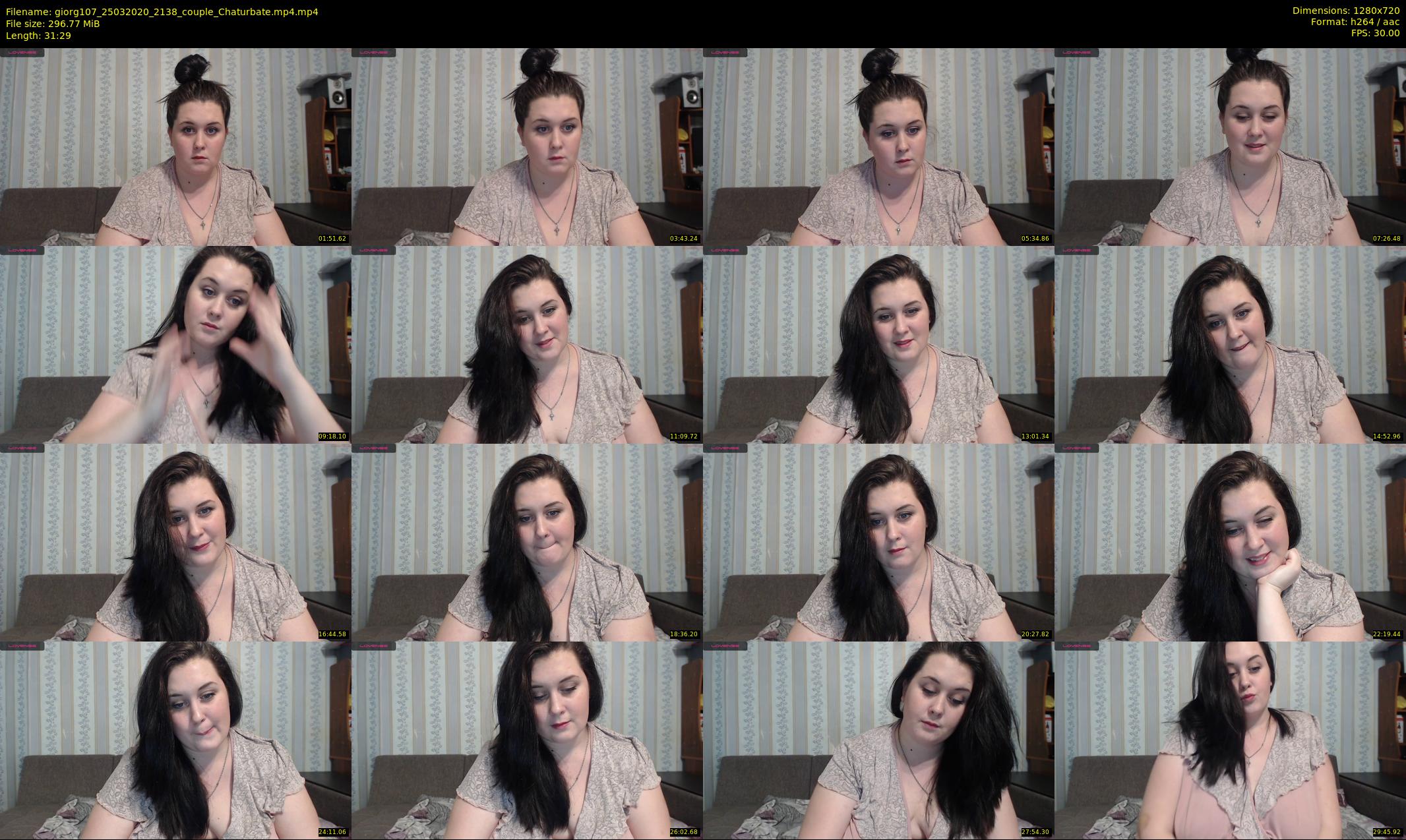 giorg107 — 32 minute Chaturbate couple cam show recording, 720p, Mar 25, 2020