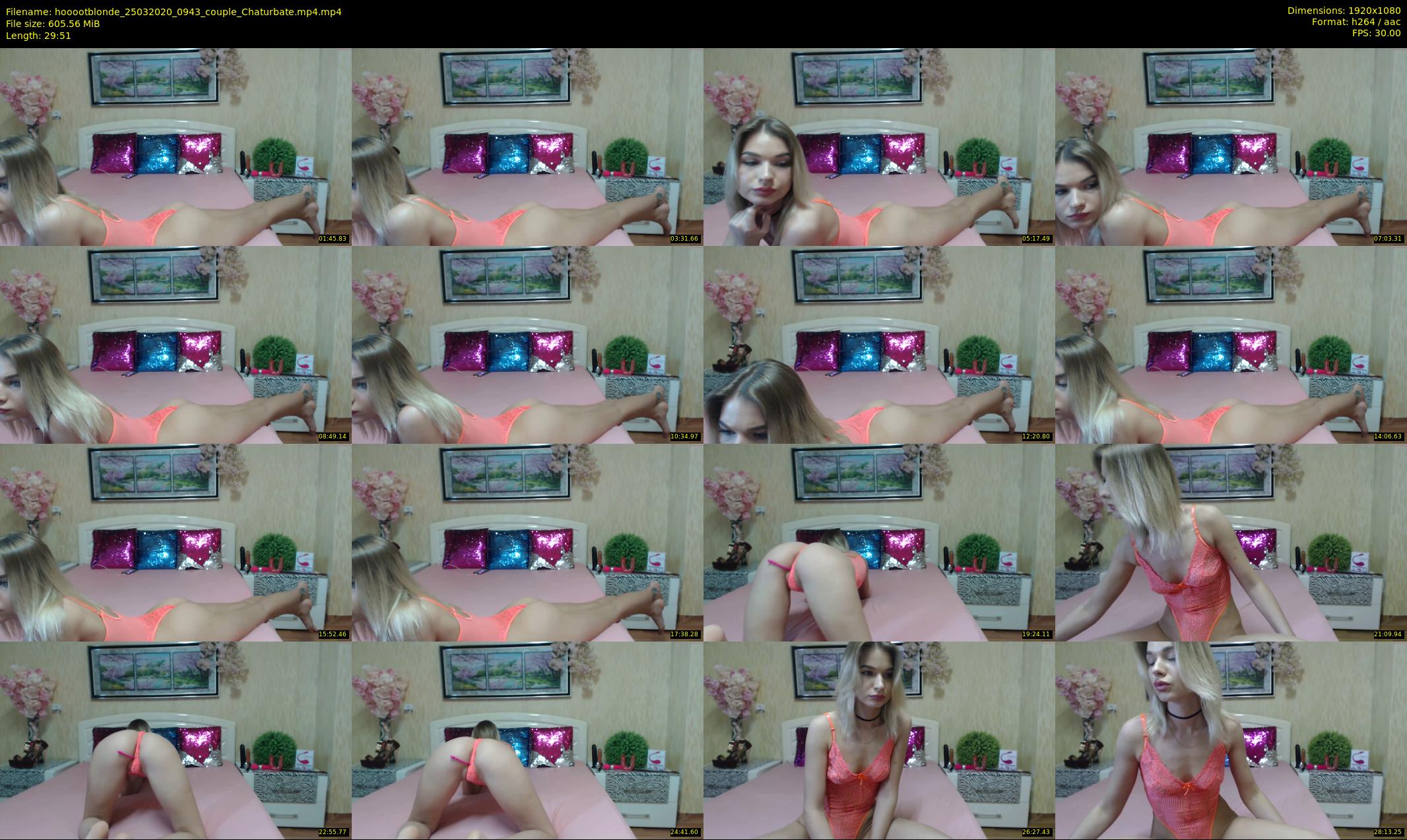 hooootblonde — 30 minute Chaturbate female cam show recording, 1080p, Mar 25, 2020