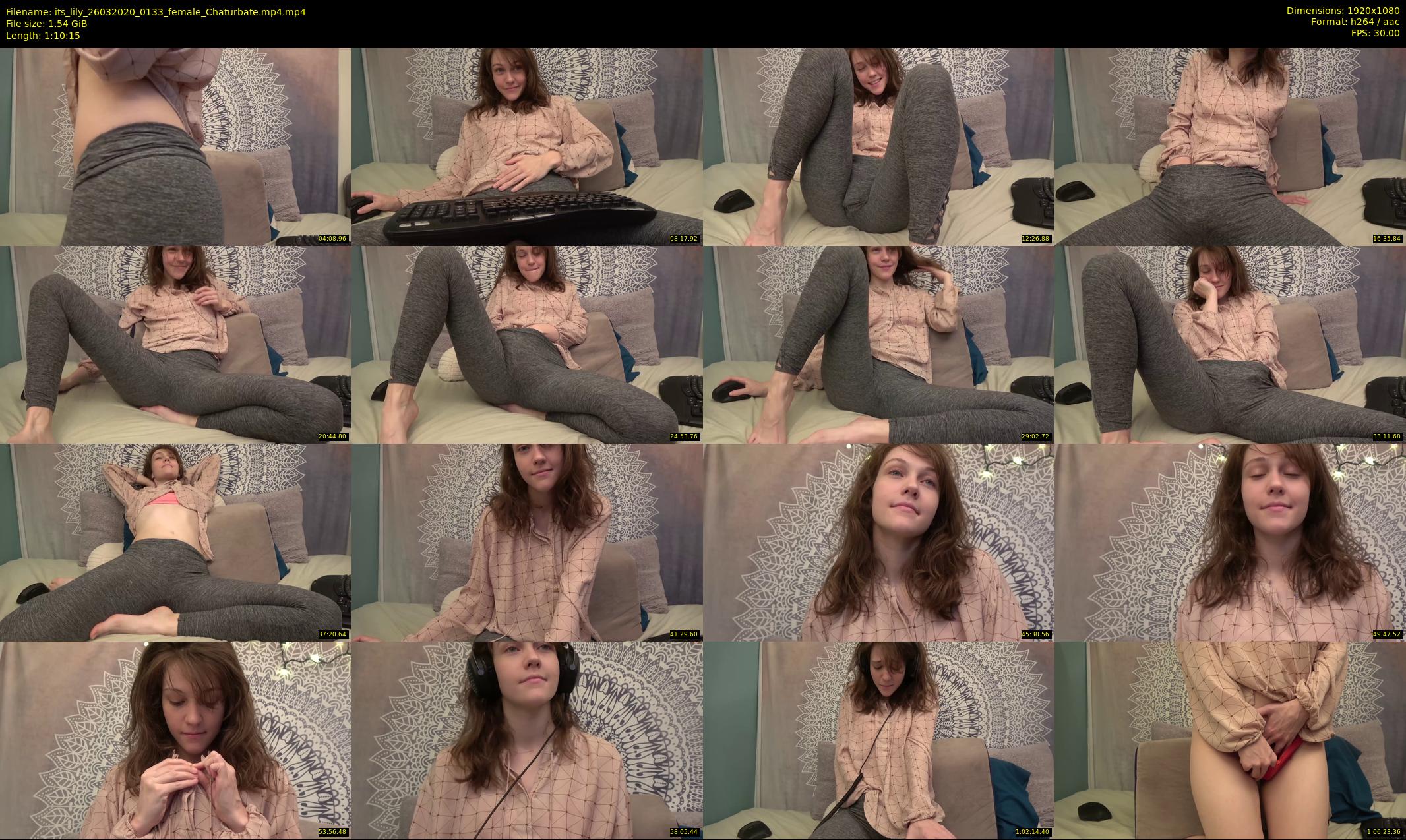 its_lily — 71 minute Chaturbate female cam show recording, 1080p, Mar 26, 2020