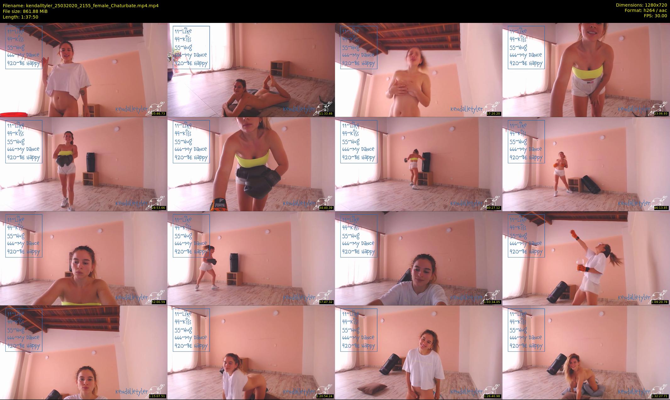 kendalltyler — 98 minute Chaturbate female cam show recording, 720p, Mar 25, 2020