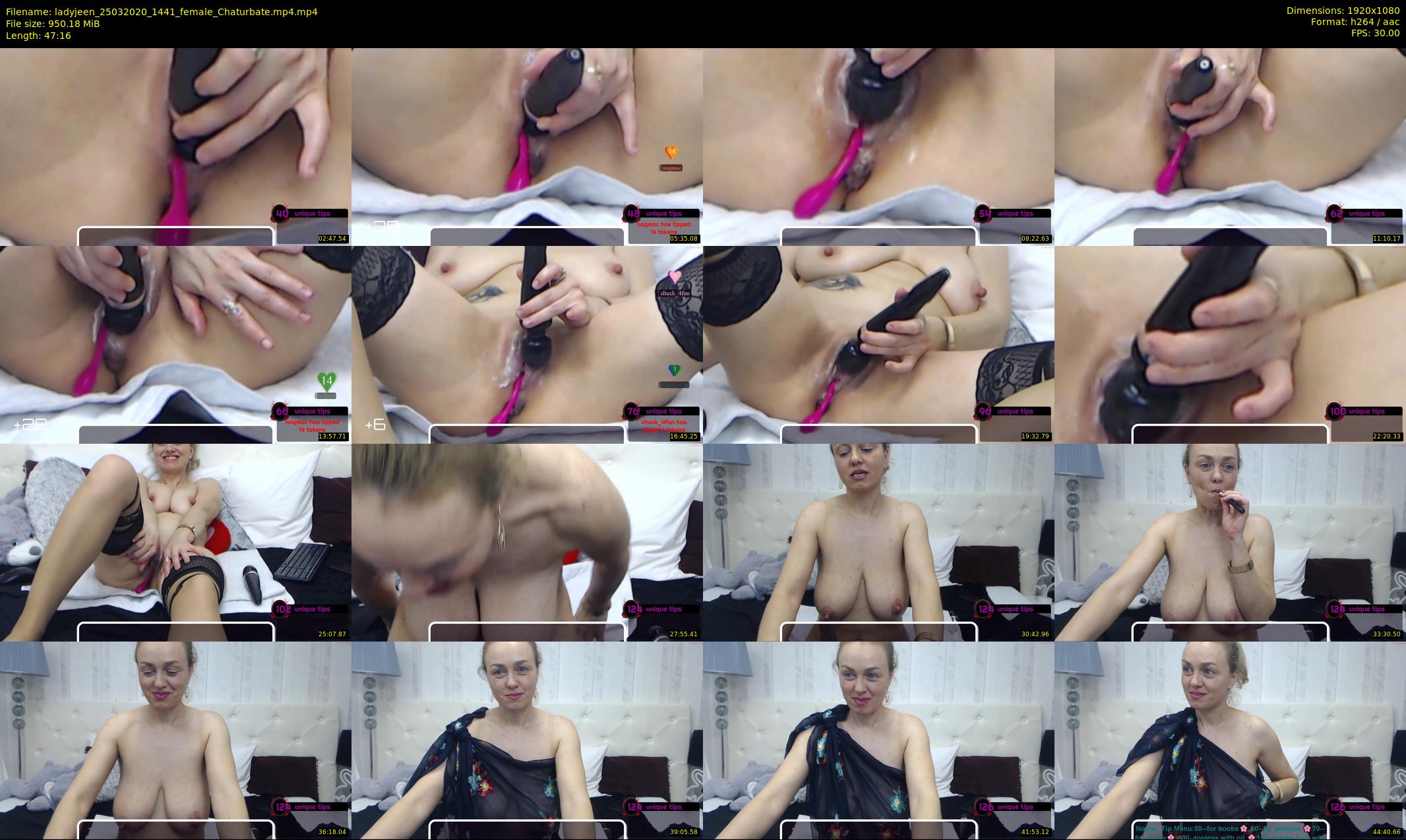 ladyjeen — 48 minute Chaturbate female cam show recording, 1080p, Mar 25, 2020