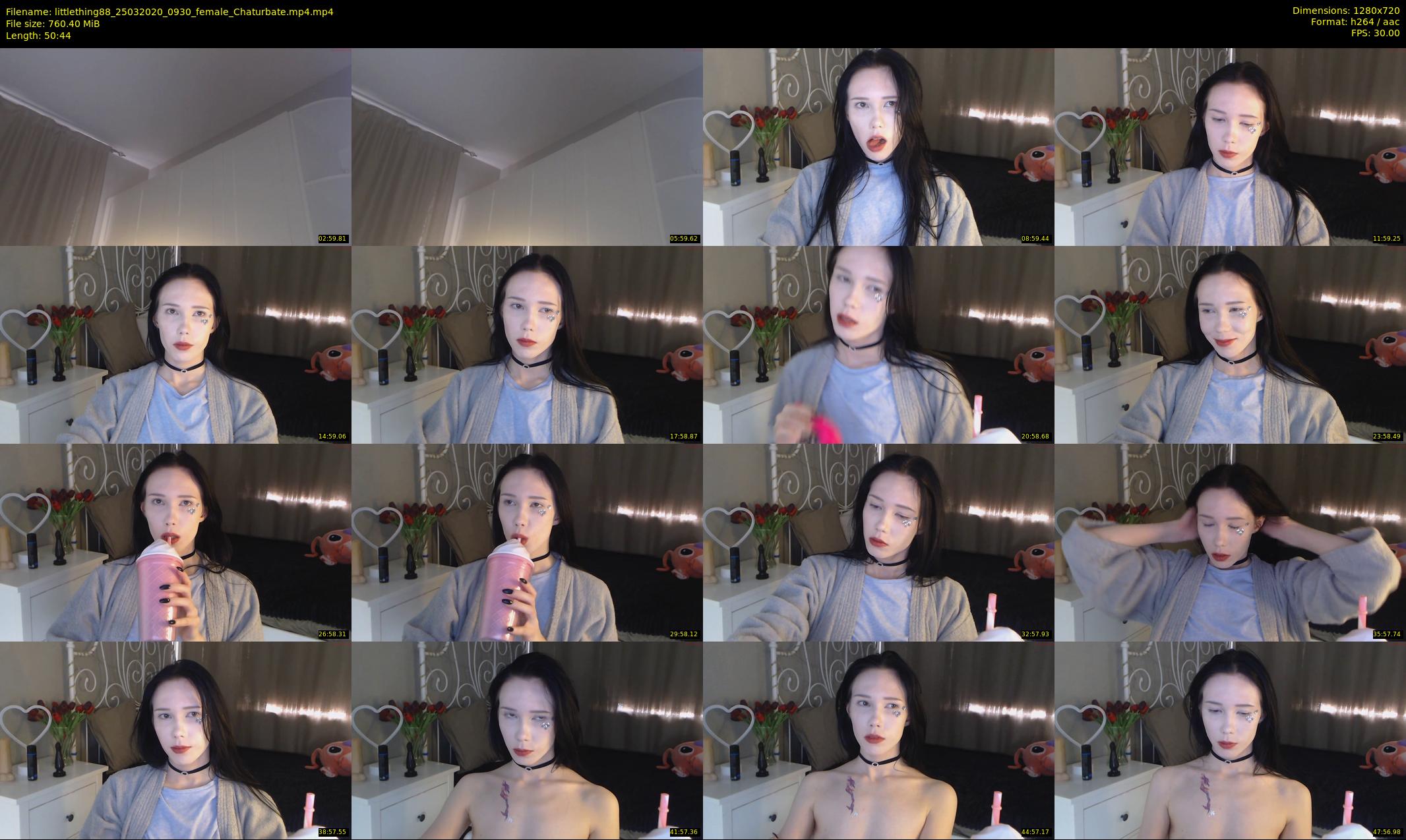 littlething88 — 51 minute Chaturbate female cam show recording, 720p, Mar 25, 2020