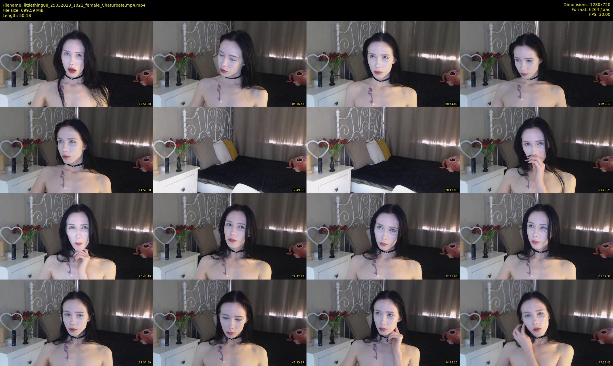 littlething88 — 51 minute Chaturbate female cam show recording, 720p, Mar 25, 2020