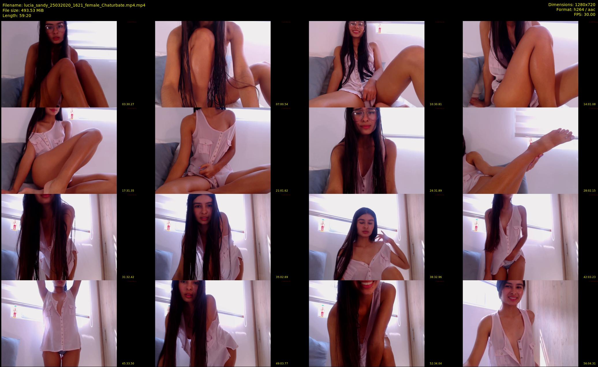 lucia_sandy — 60 minute Chaturbate female cam show recording, 720p, Mar 25, 2020