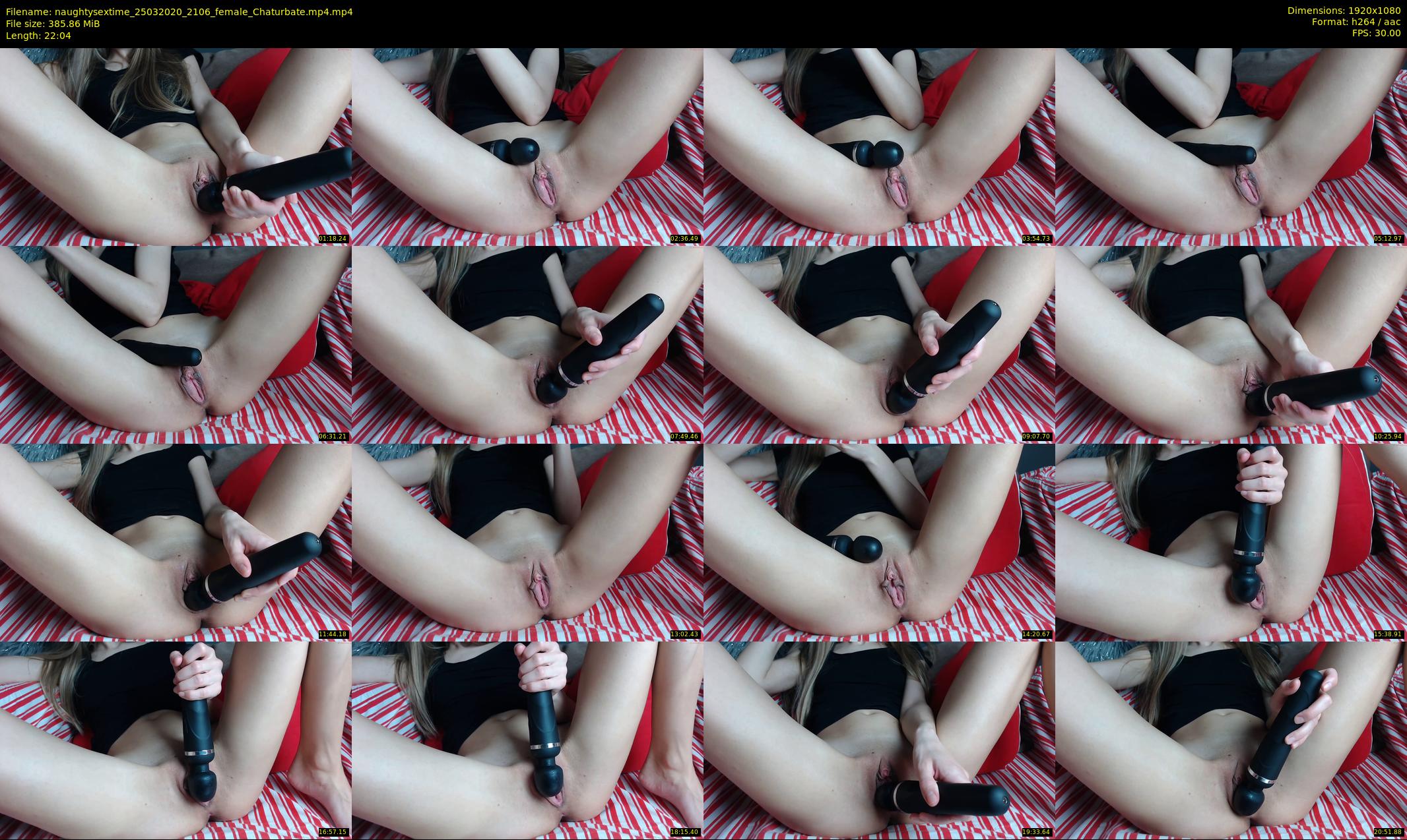 naughtysextime — 23 minute Chaturbate female cam show recording, 1080p, Mar 25, 2020