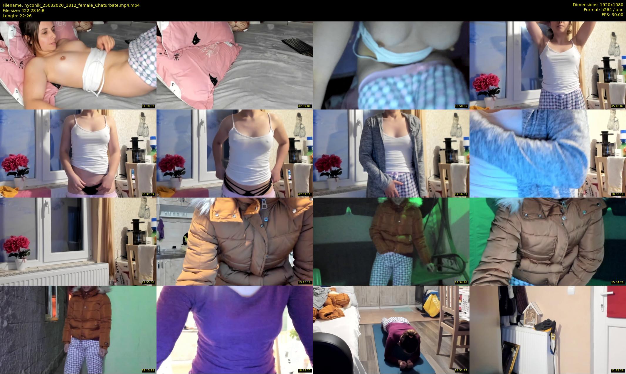 nyconik — 23 minute Chaturbate female cam show recording, 1080p, Mar 25, 2020