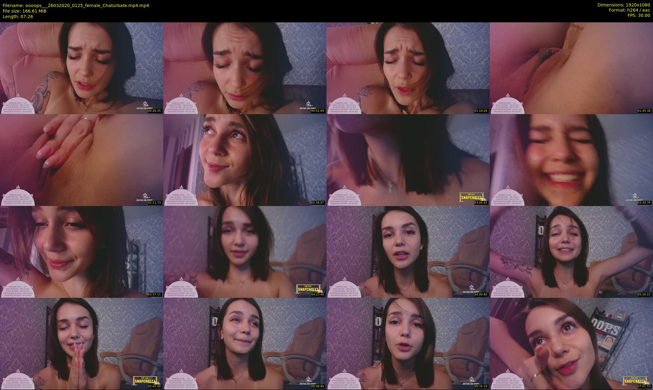 oooops__ — 8 minute Chaturbate female cam show recording, 1080p, Mar 26, 2020