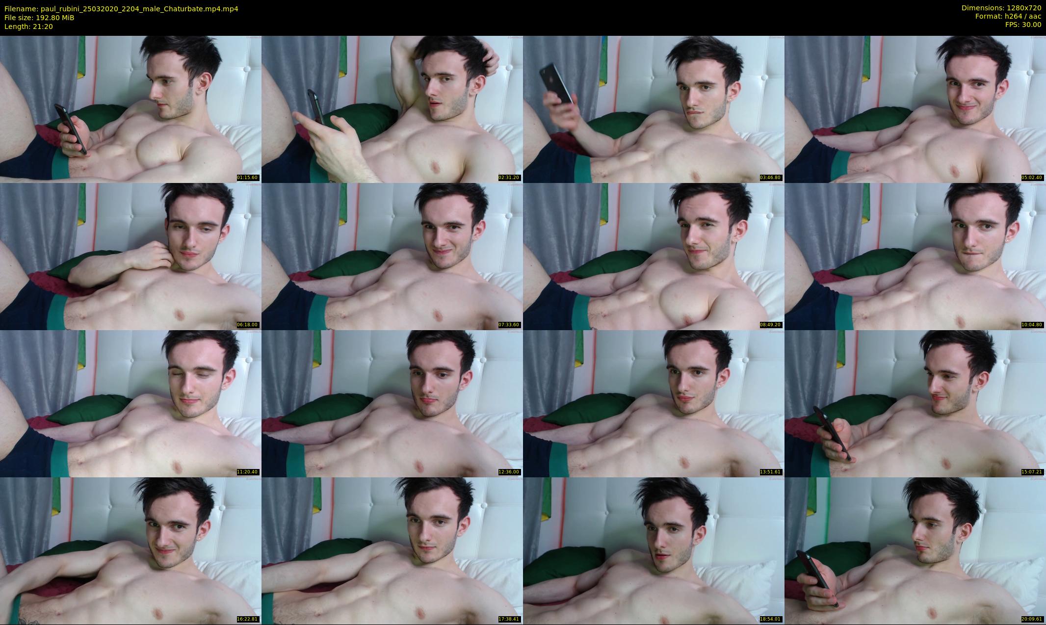 paul_rubini — 22 minute Chaturbate male cam show recording, 720p, Mar 25, 2020
