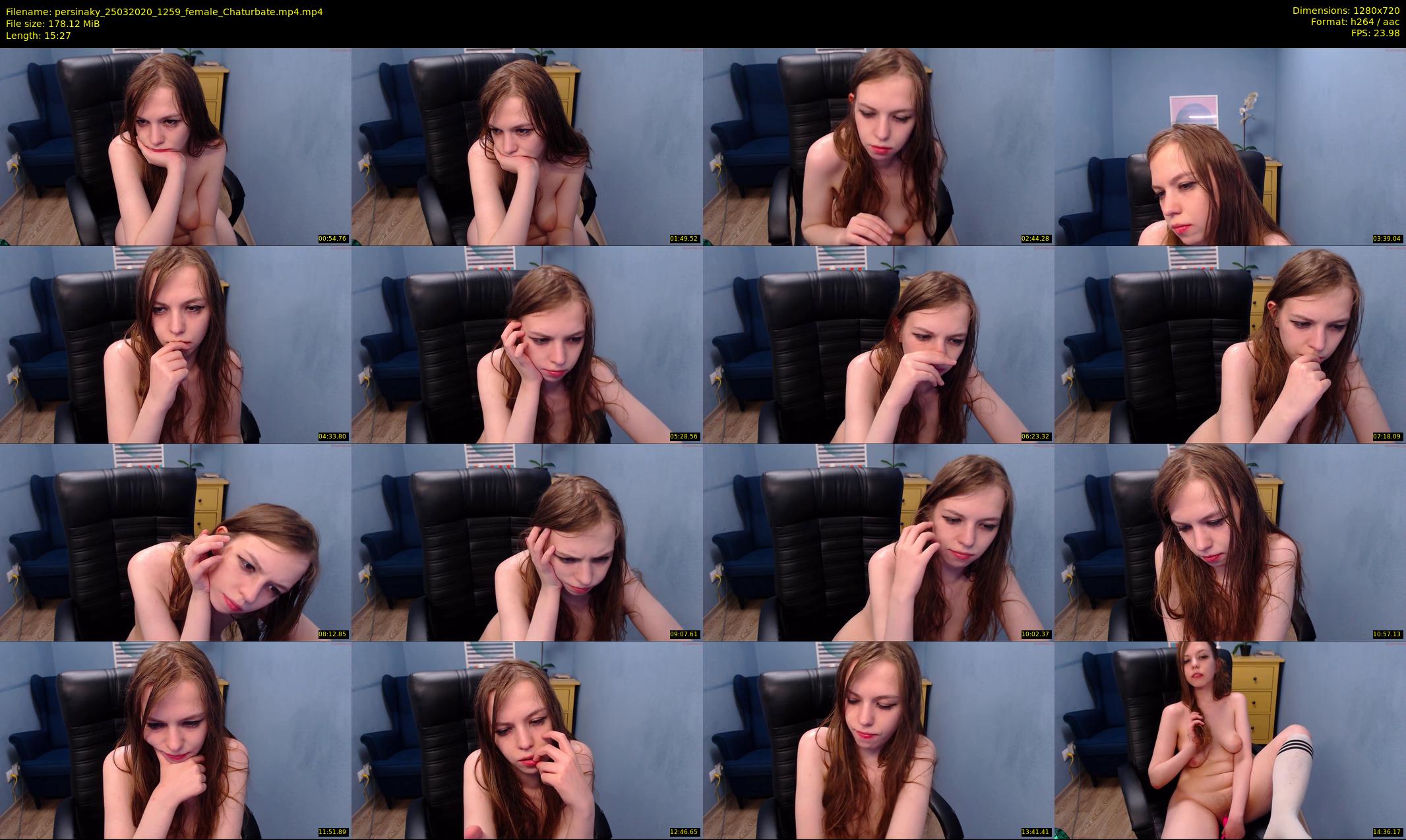 persinaky — 16 minute Chaturbate female cam show recording, 720p, Mar 25, 2020