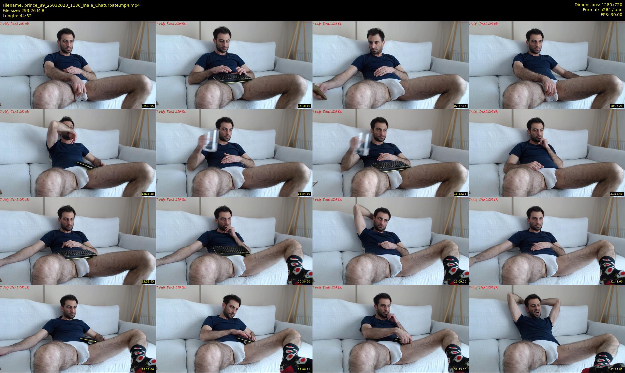 prince_89 — 45 minute Chaturbate male cam show recording, 720p, Mar 25, 2020