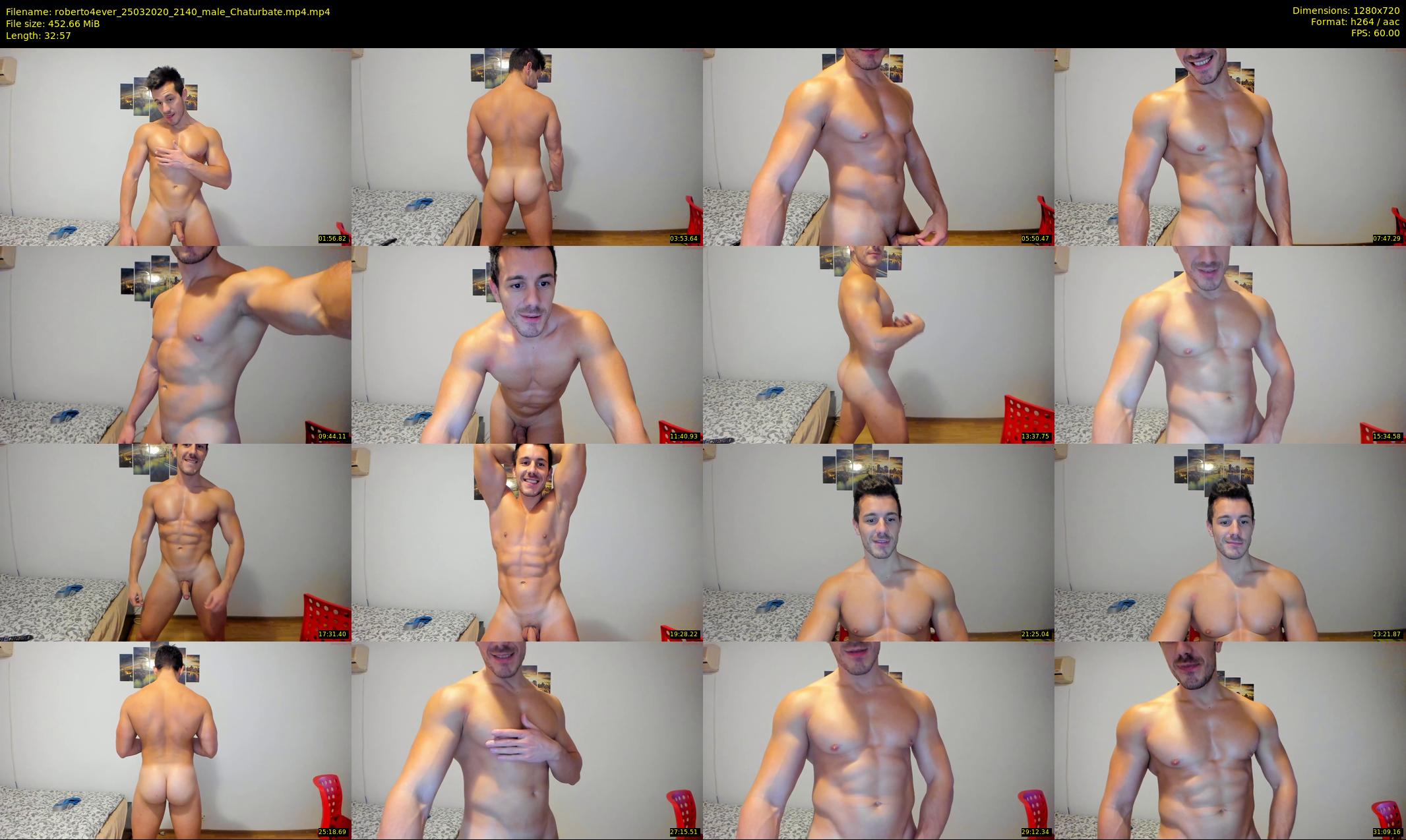 roberto4ever — 33 minute Chaturbate male cam show recording, 720p, Mar 25, 2020